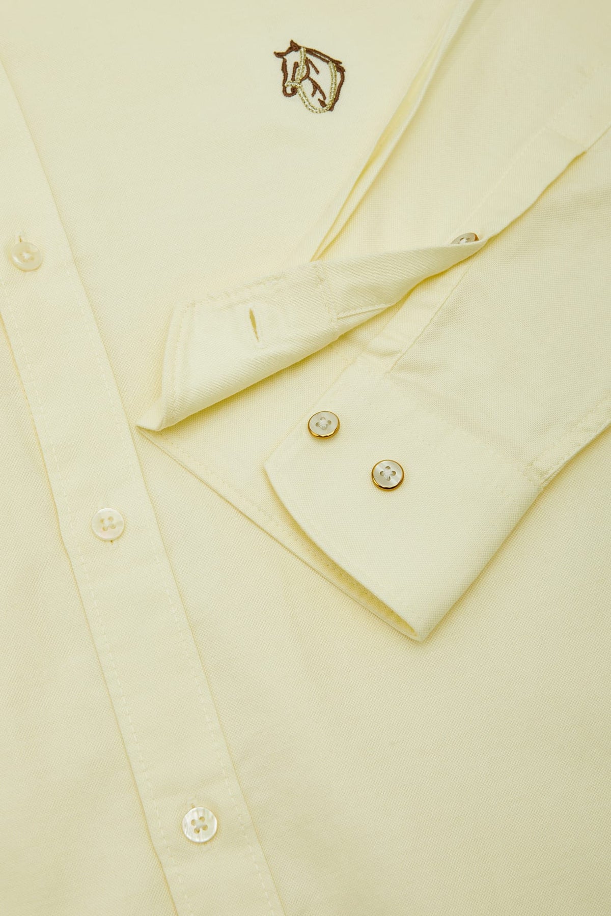 G2000 Shirts Wrinkle Free Oxford Stand Collar Smart Fit Casual Shirt with Logo