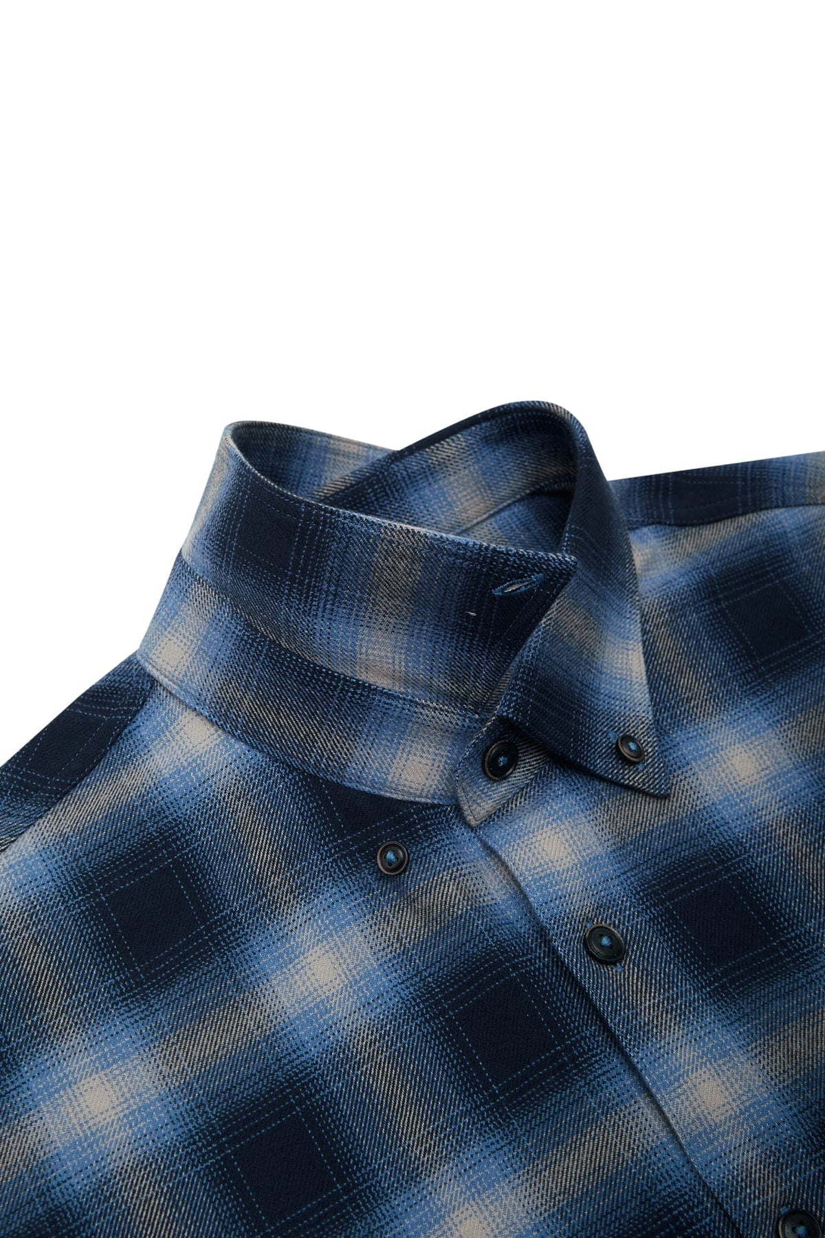 G2000 - Shirts - 1 Side Brushed Check Flannel Comfort Fit Short Sleeve Casual Shirt