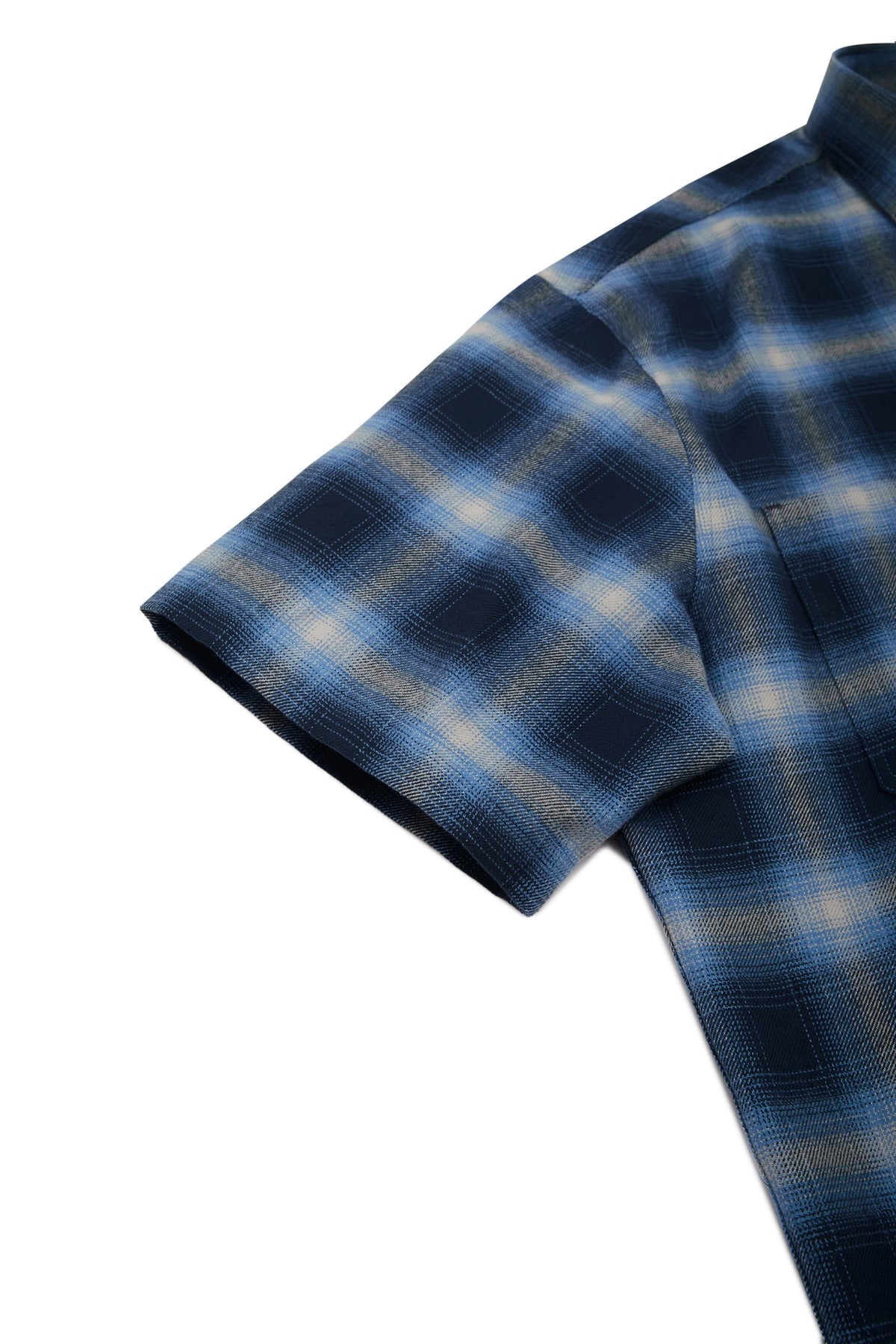 G2000 - Shirts - 1 Side Brushed Check Flannel Comfort Fit Short Sleeve Casual Shirt
