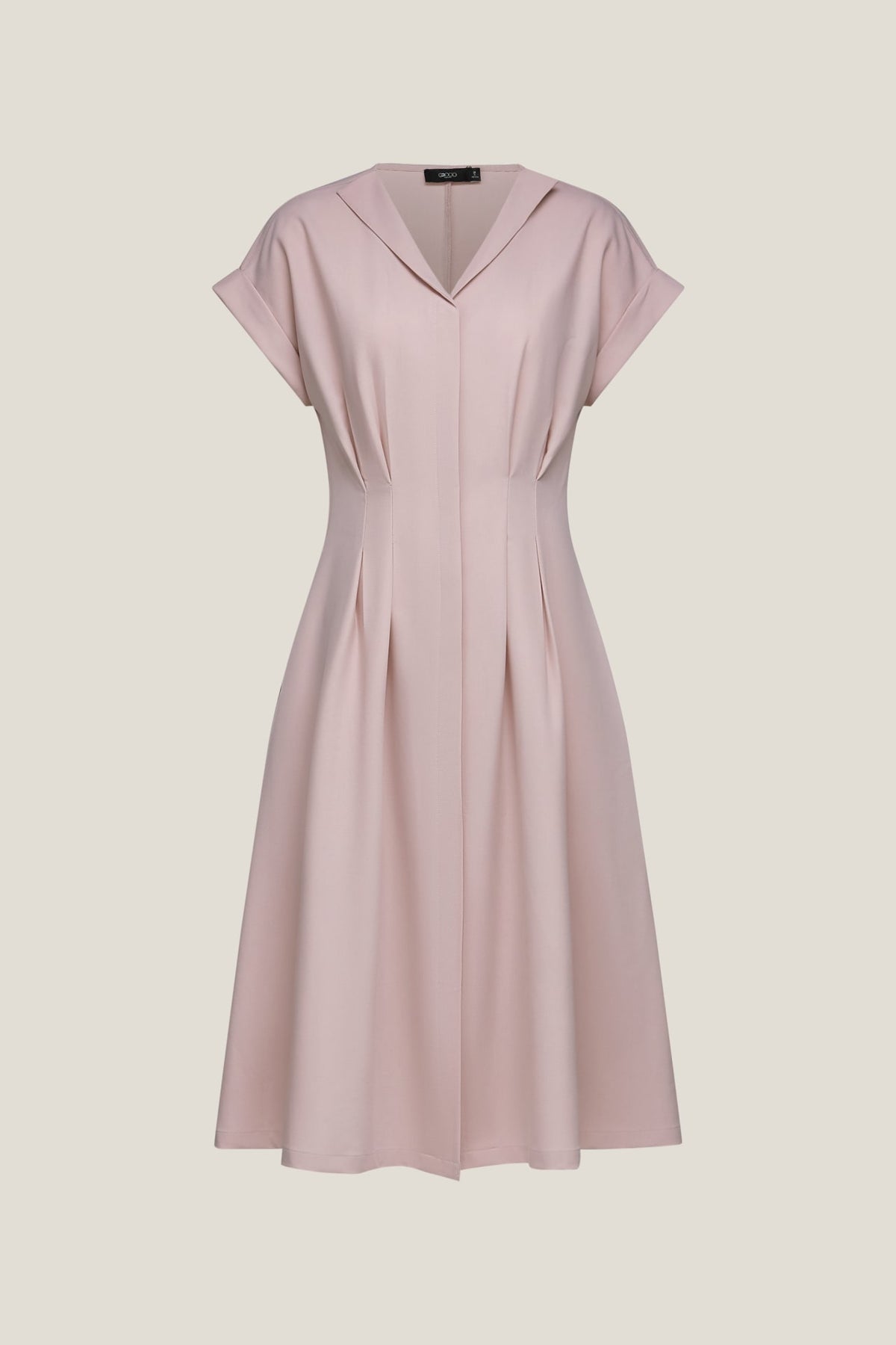 G2000 Dresses Pleated Waist Shirt Maxi Dress Pink Regular