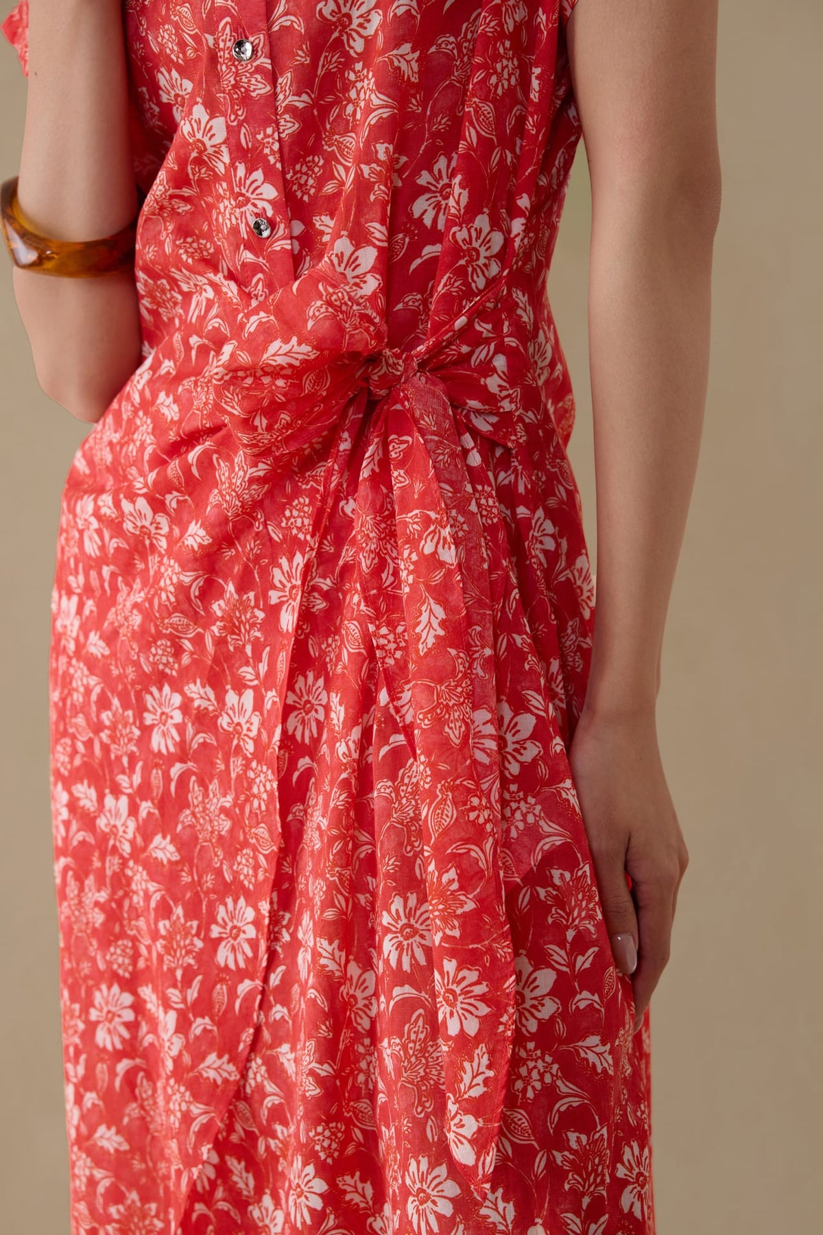 G2000 - Dresses - Floral Print Wrap Shirt Dress