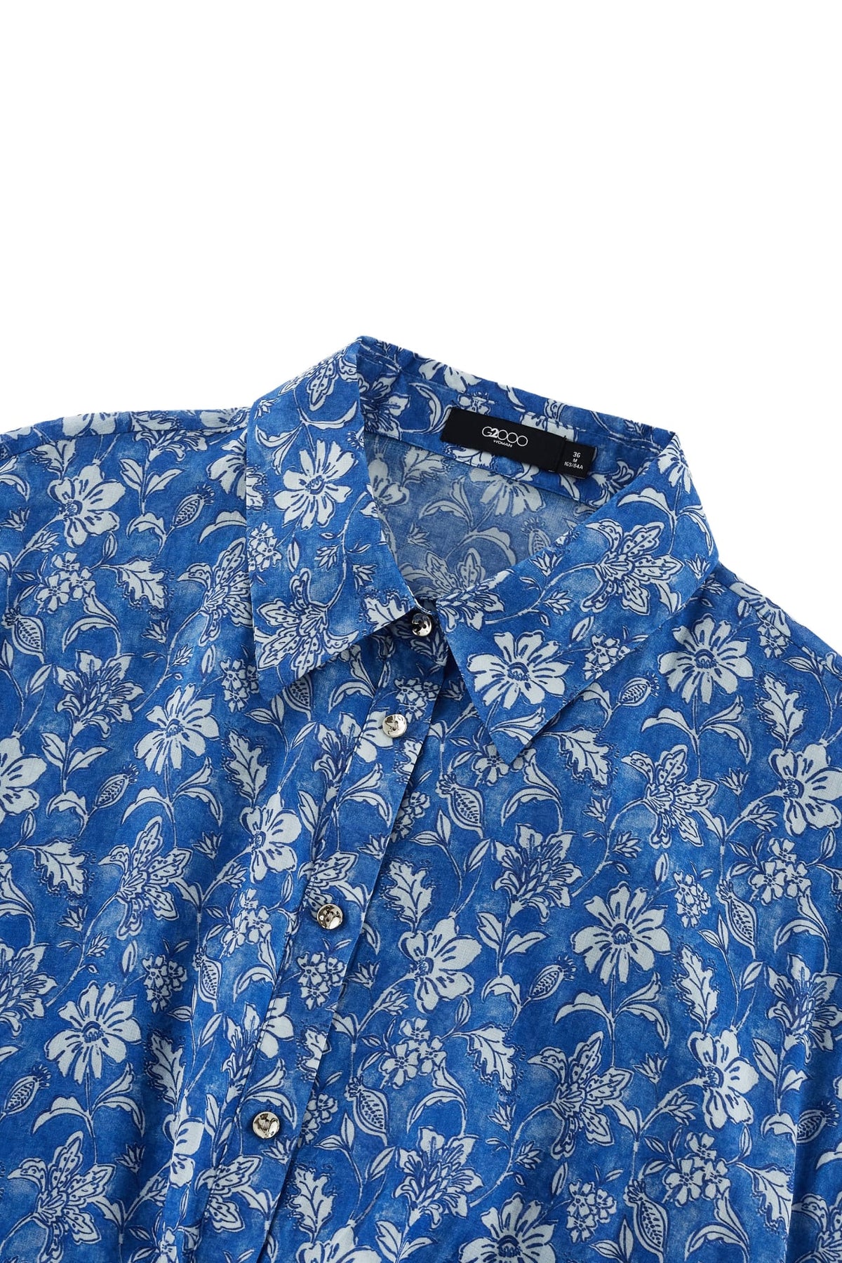 G2000 - Dresses - Floral Print Wrap Shirt Dress