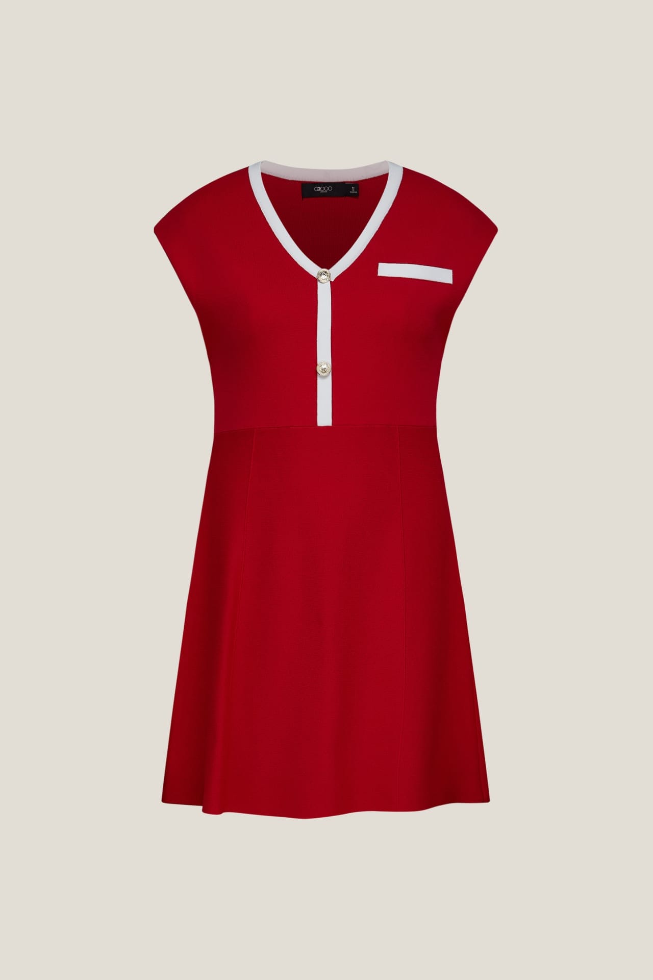 V-Neck Tipped Knit Dress | G2000 Singapore V-Neck Tipped Knit Dress | G2000 Singapore