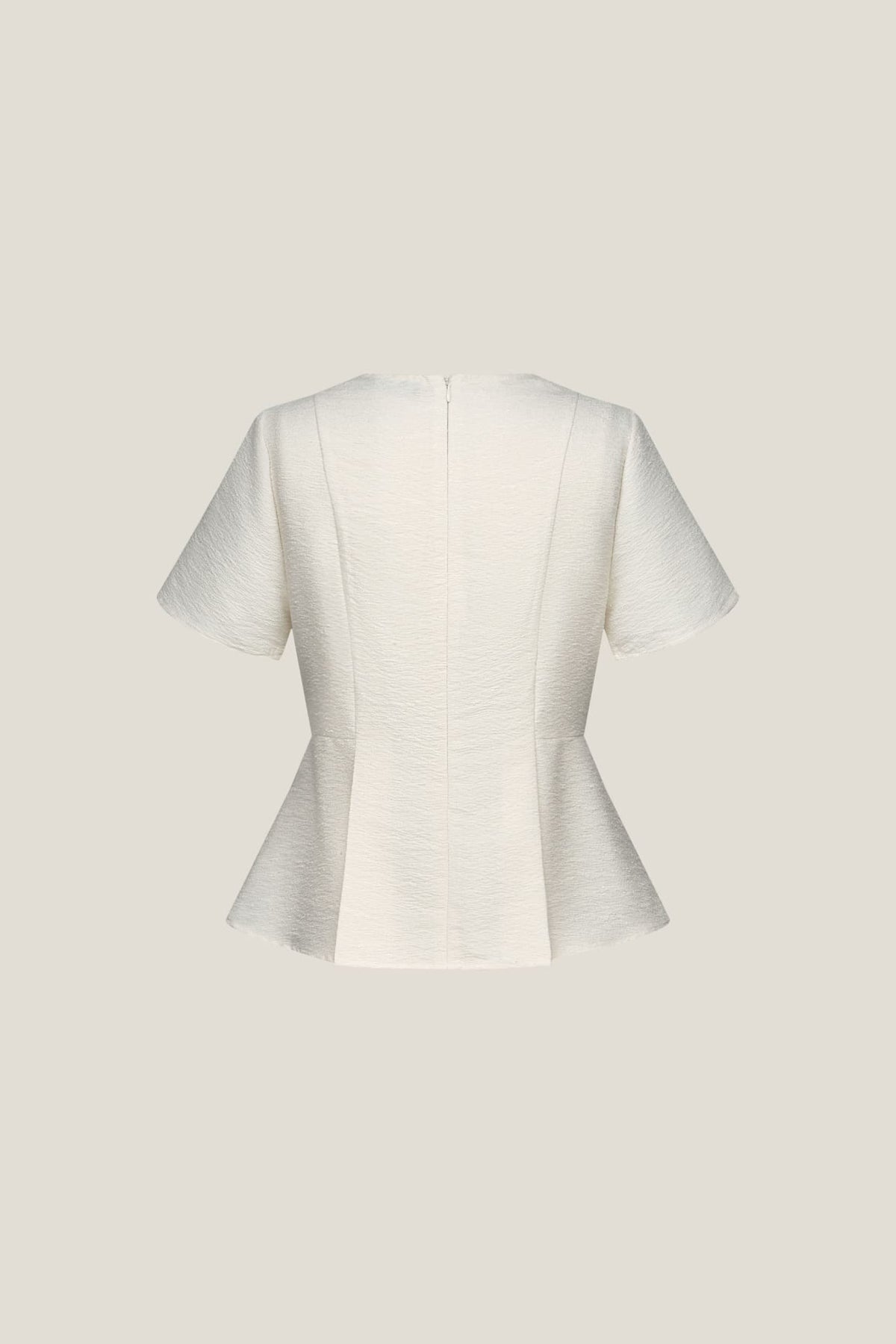 G2000 Blouses Tweed Peplum Top
