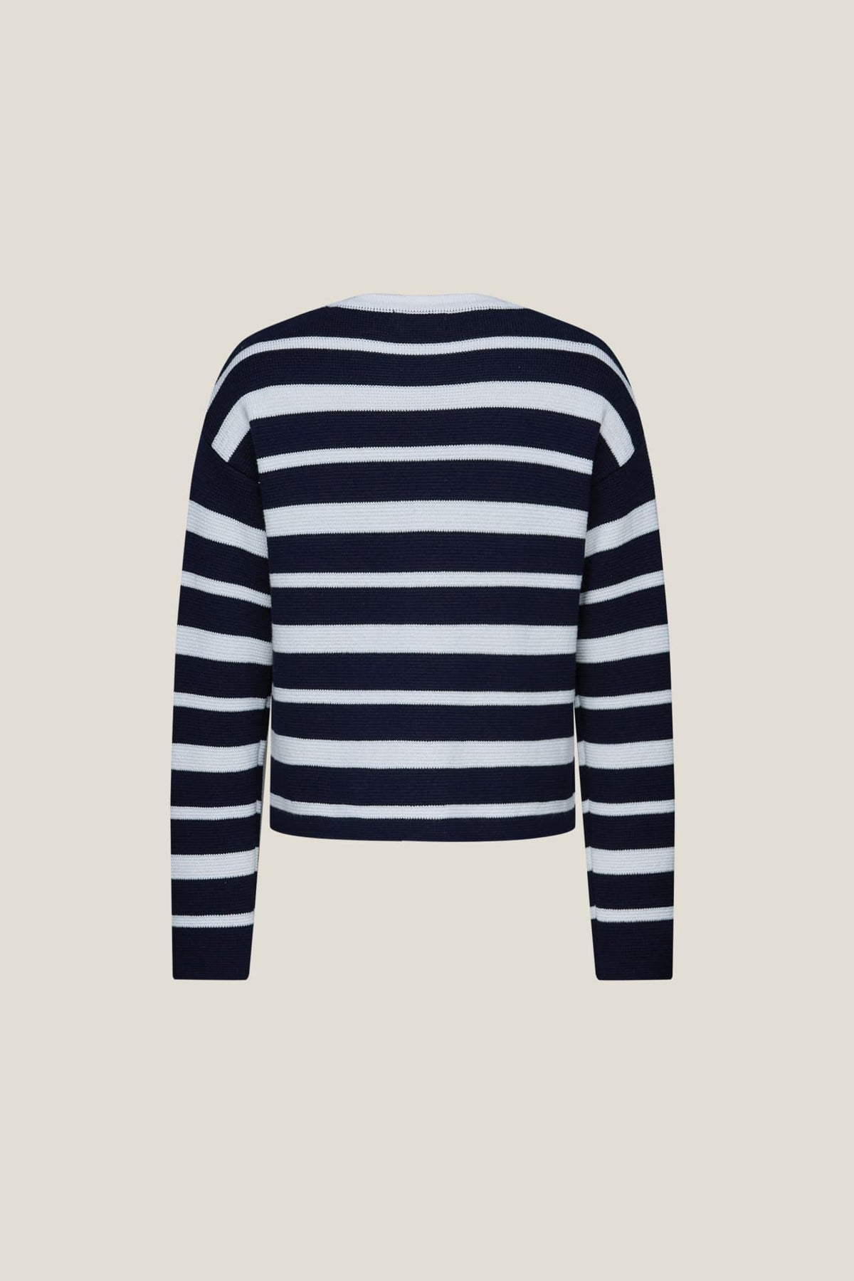 G2000 Cardigans Round Neck Stripe Cardigan