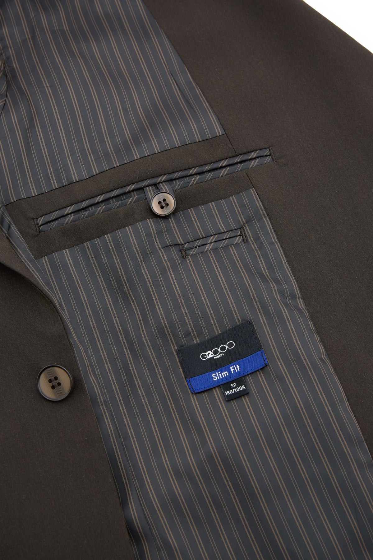 G2000 - Suits - Multi-Way Stretch Cool Touch Plain Weave Slim Fit Suit Blazer