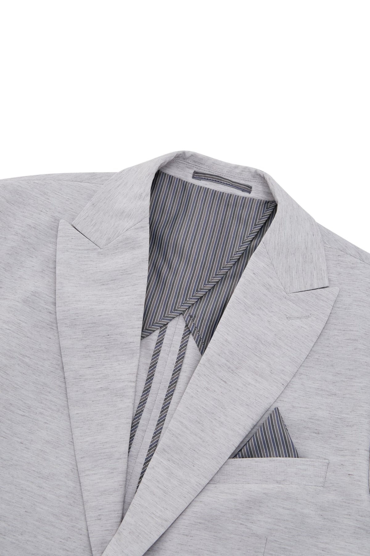 G2000 Suits Multi-Way Stretch Linen Lyocell Blend Plain Weave Slim Fit Suit Blazer