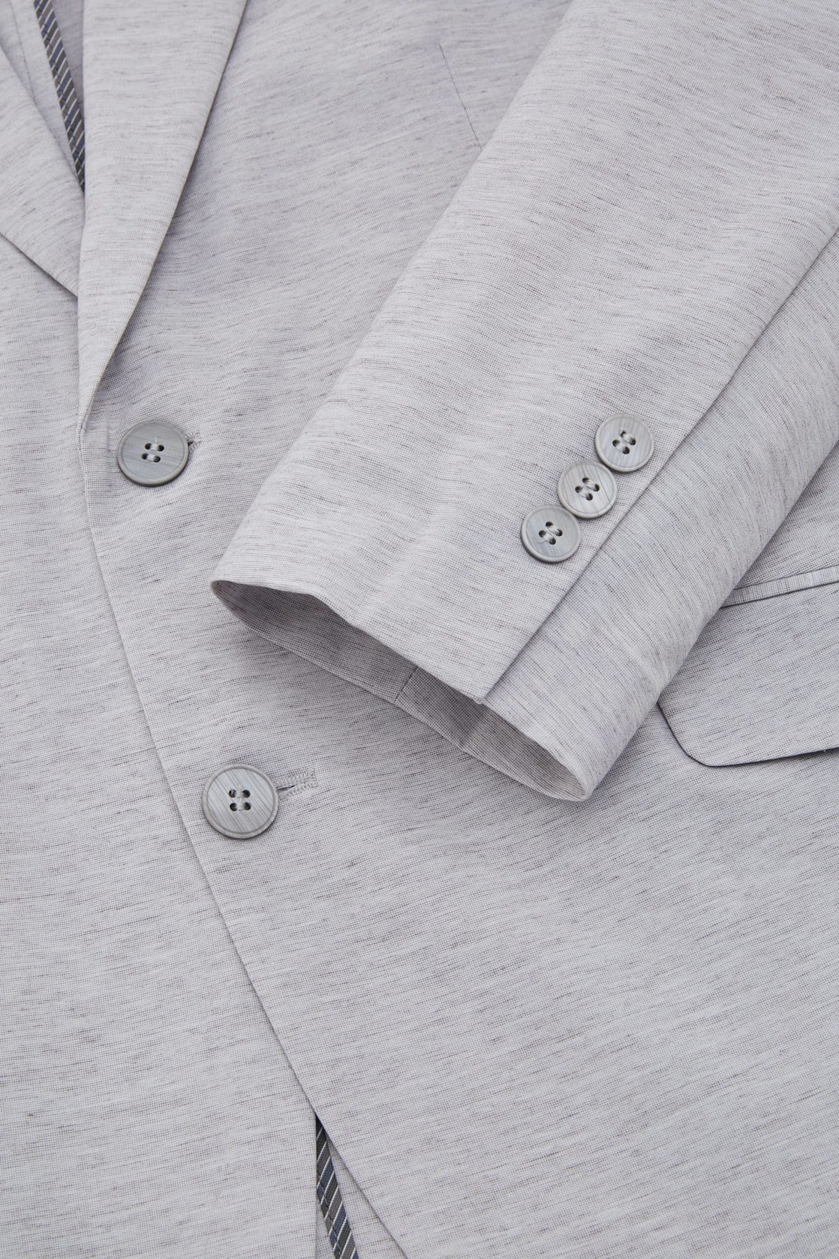 G2000 Suits Multi-Way Stretch Linen Lyocell Blend Plain Weave Slim Fit Suit Blazer