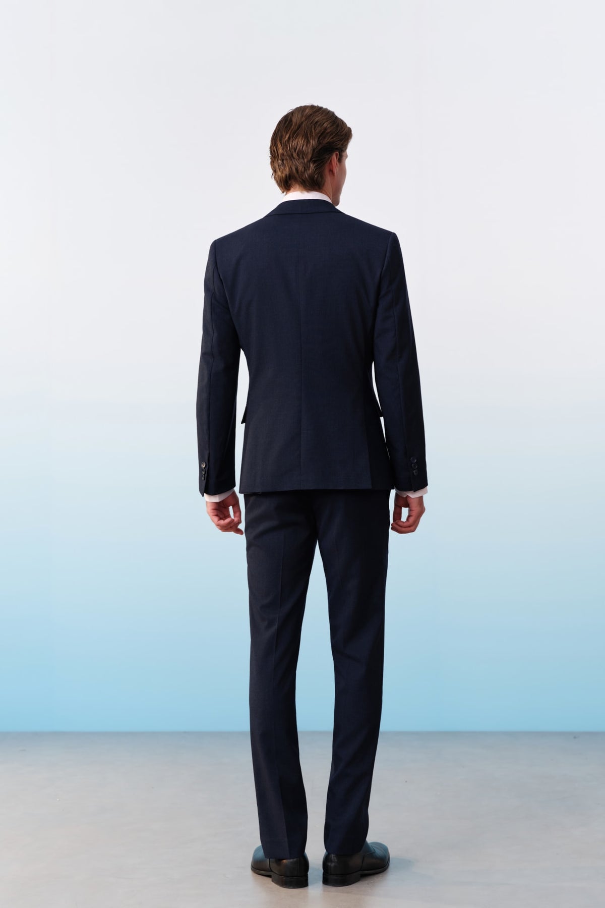 G2000 Suits Poly Blend Textured Stretch Slim Fit Suit Blazer