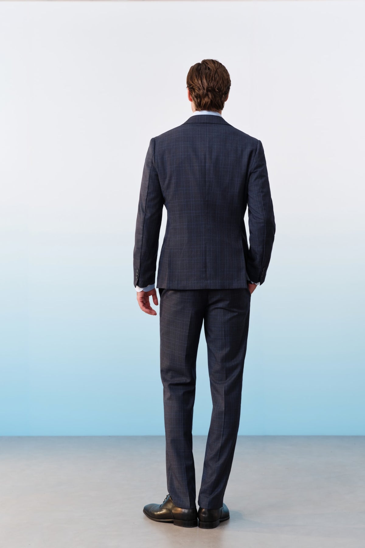 G2000 - Suits - Poly Blend Check Stretch Smart Fit Suit Blazer
