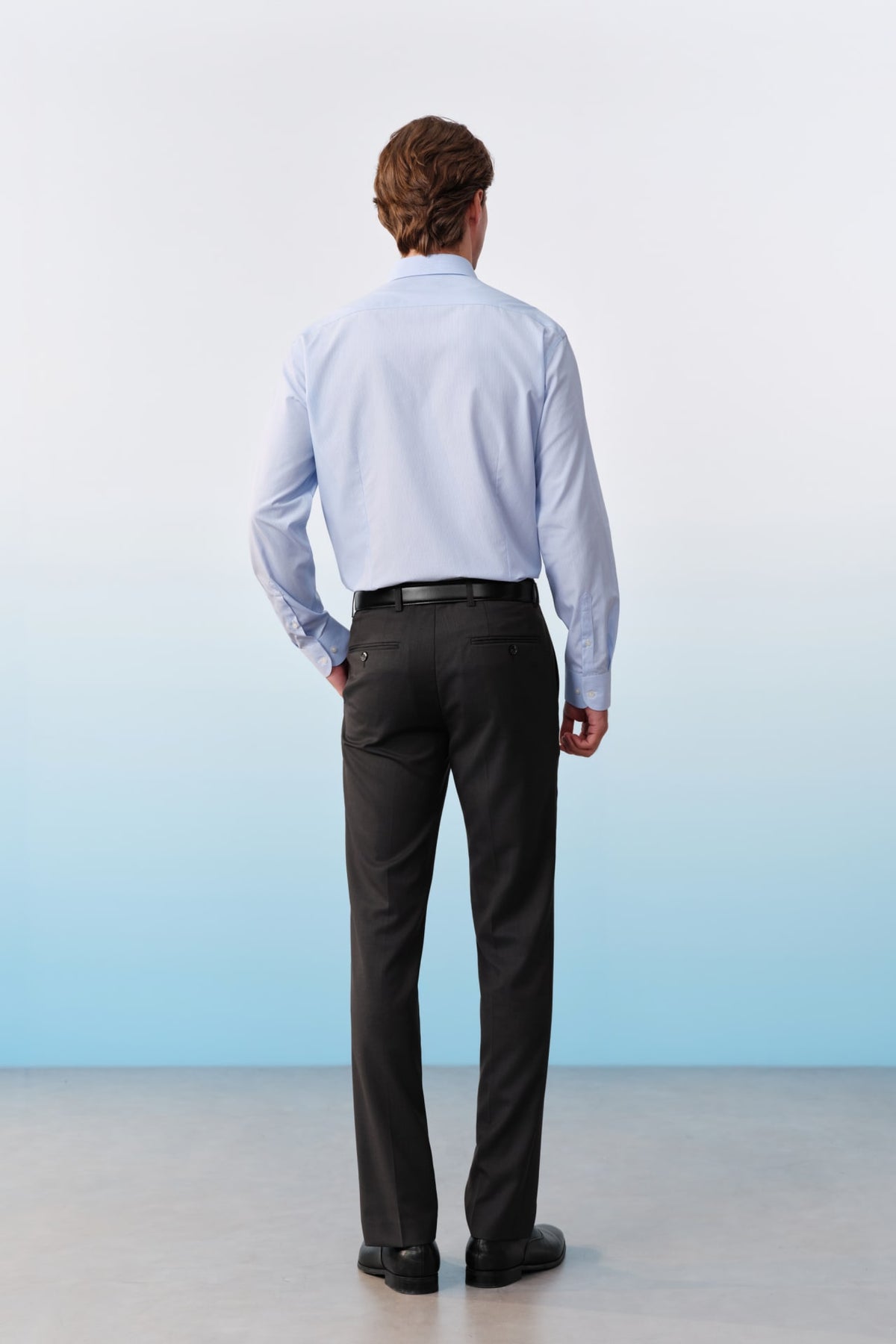 G2000 - Shirts - Non-Iron Premium Cotton Stripe Smart Fit Long Sleeve Shirt
