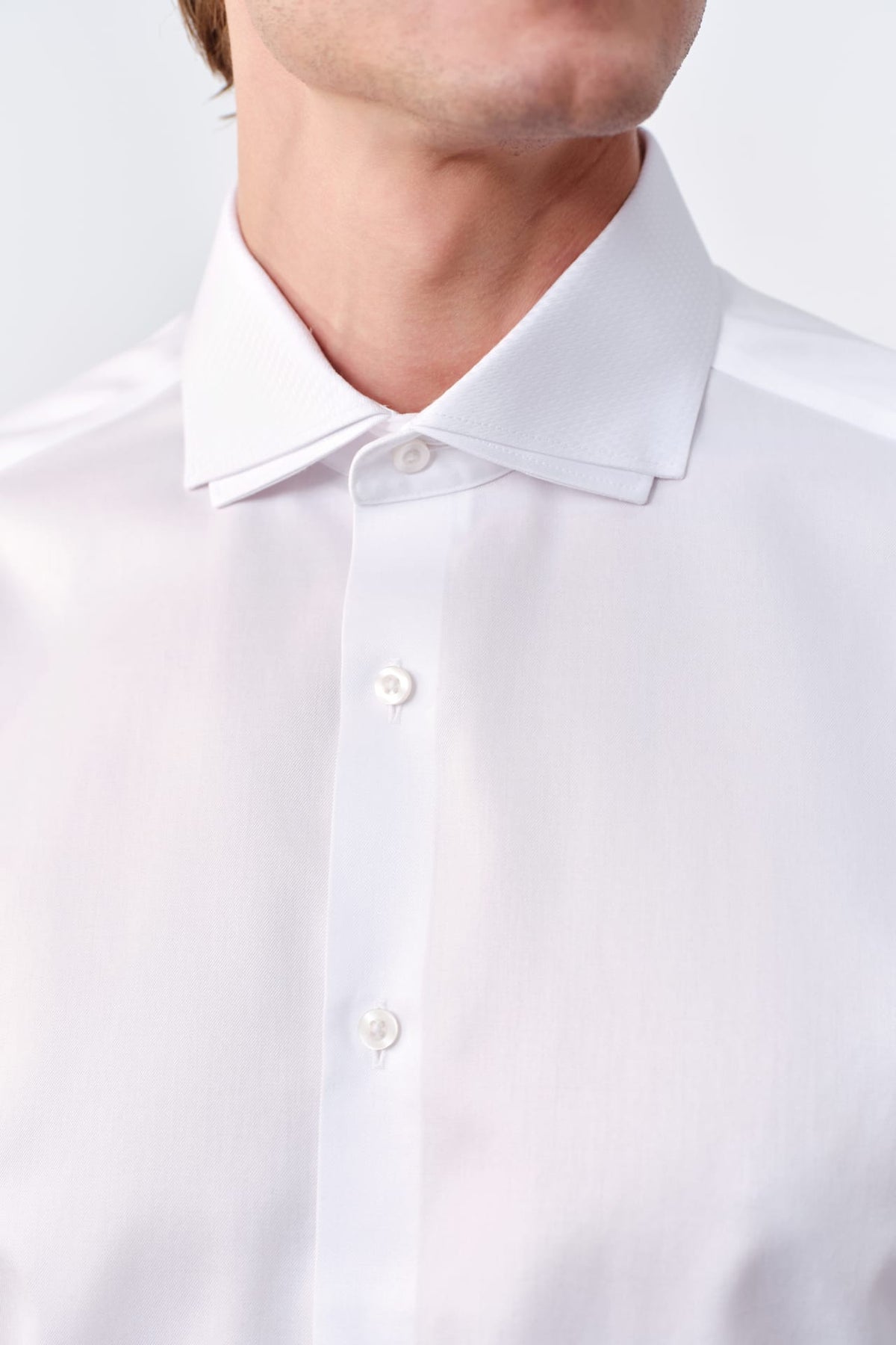 G2000 - Shirts - Non-Iron Premium Cotton Fine Twill Smart Fit Long Sleeve Shirt With Design Detail