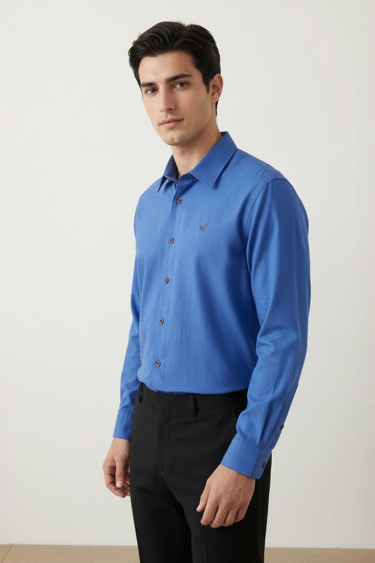 G2000 Shirts Winkle Free Cotton Oxford Relax Fit Long Sleeve Casual Shirt With Logo