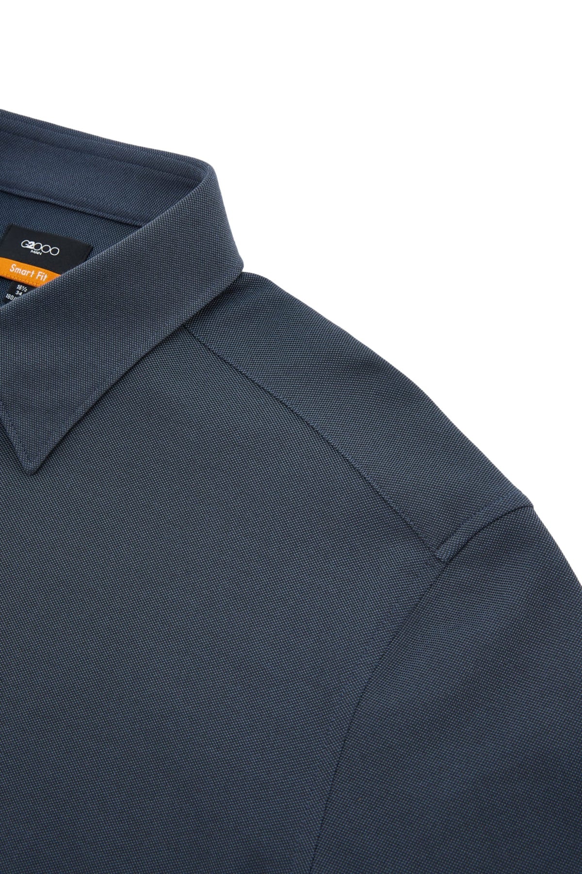 G2000 - Shirts - Easy Iron Cotton Knit Smart Fit Long Sleeve Shirt