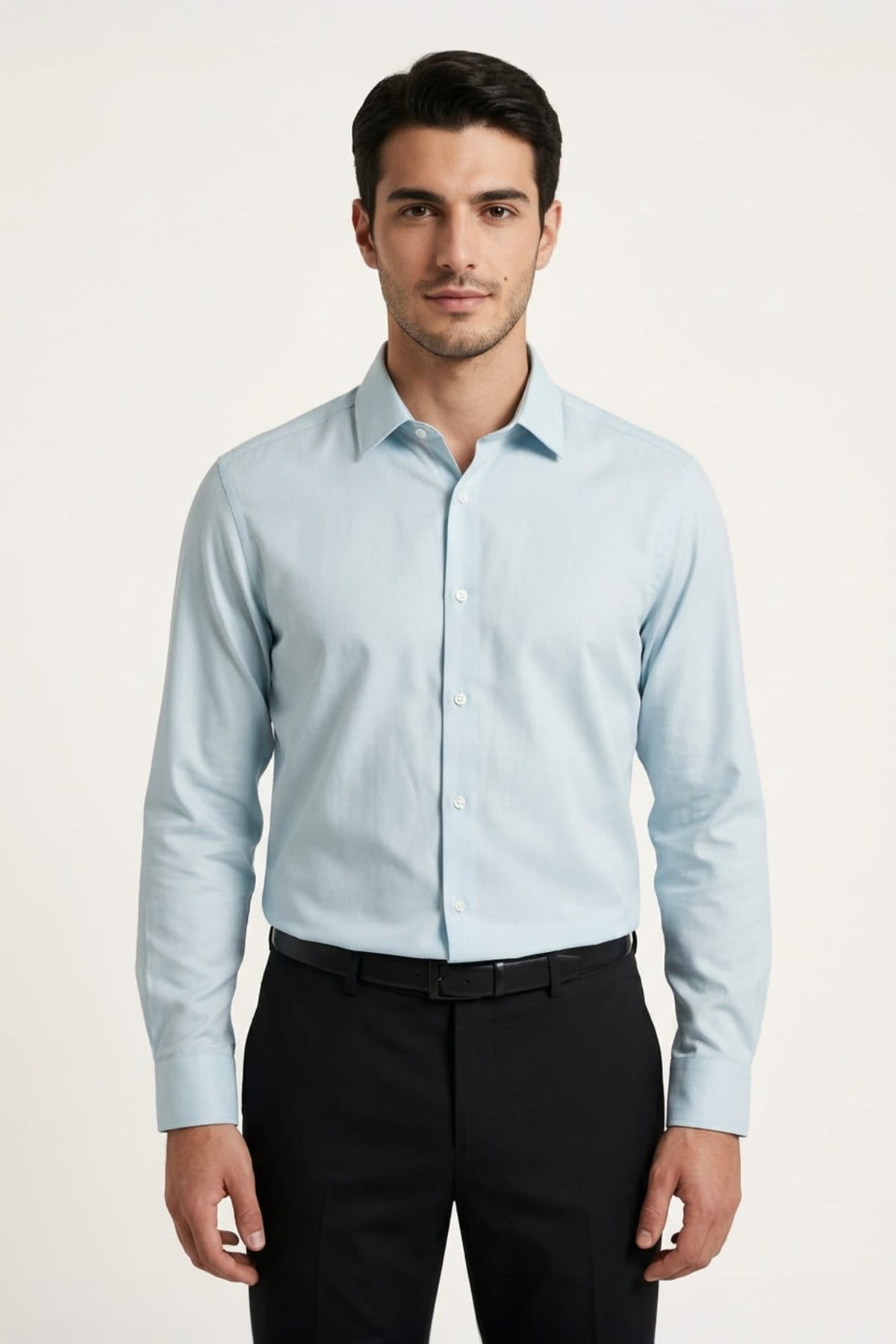 G2000 Shirts Non-Iron Cotton Oxford Smart Fit Long Sleeve Shirt Woodbine Smart