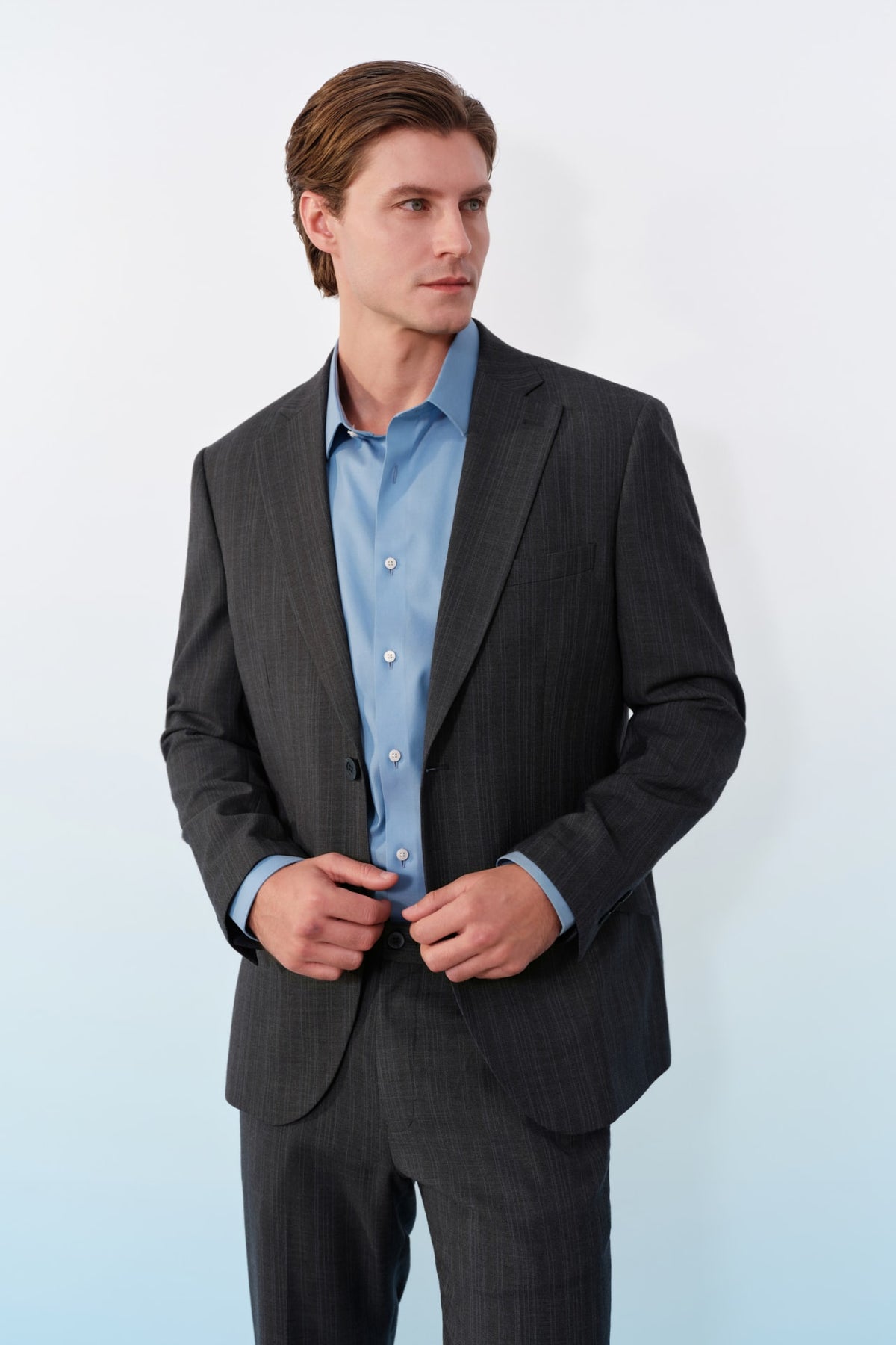 G2000 Shirts Non-Iron Cotton Oxford Smart Fit Long Sleeve Shirt