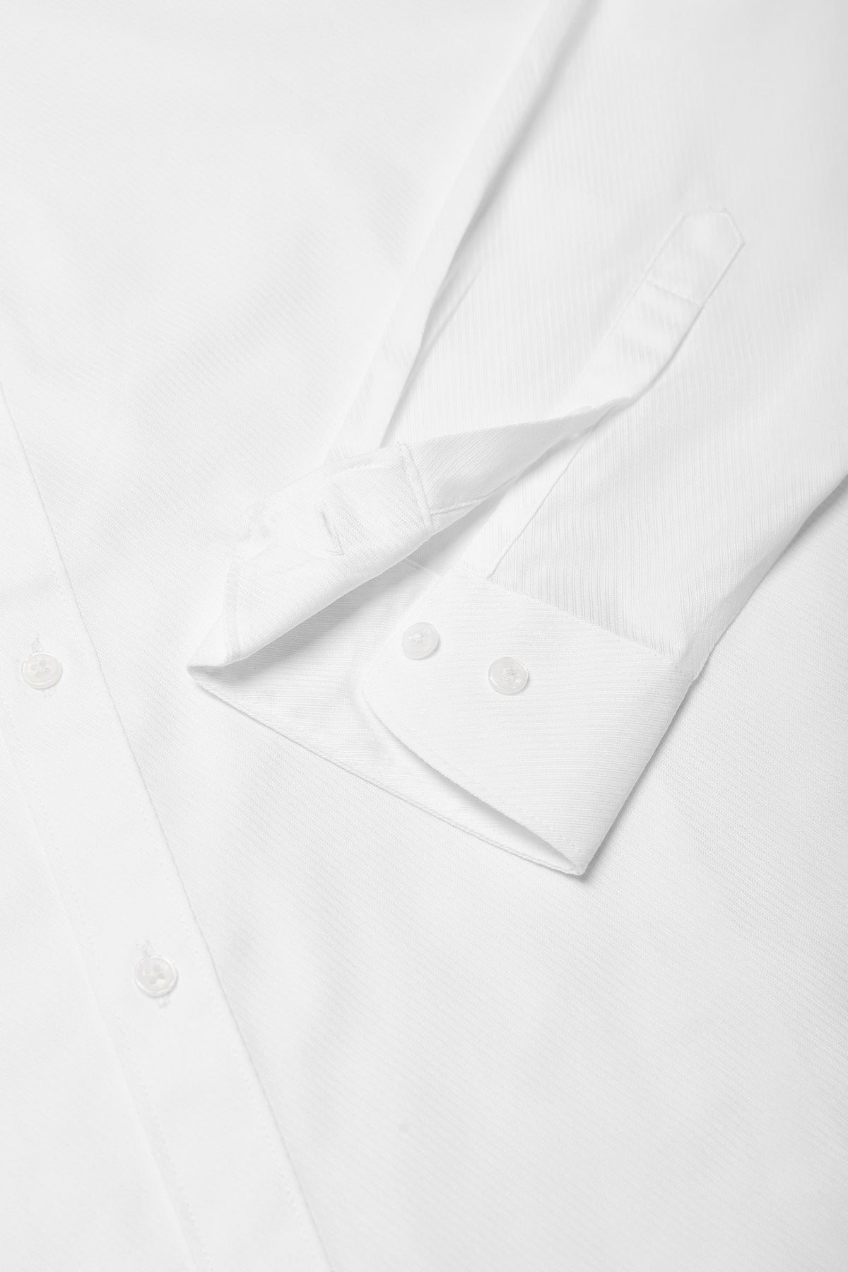 Non-Iron Easy Care Cotton Blend Wide Twill Smart Fit Long Sleeve Shirt