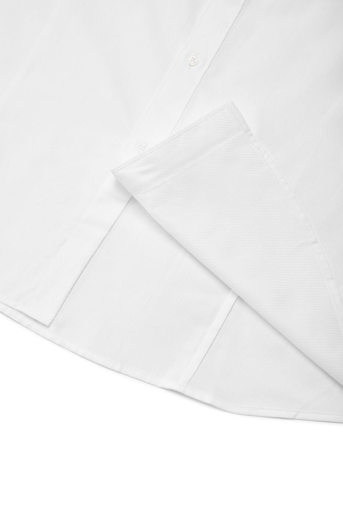 Non-Iron Easy Care Cotton Blend Wide Twill Smart Fit Long Sleeve Shirt