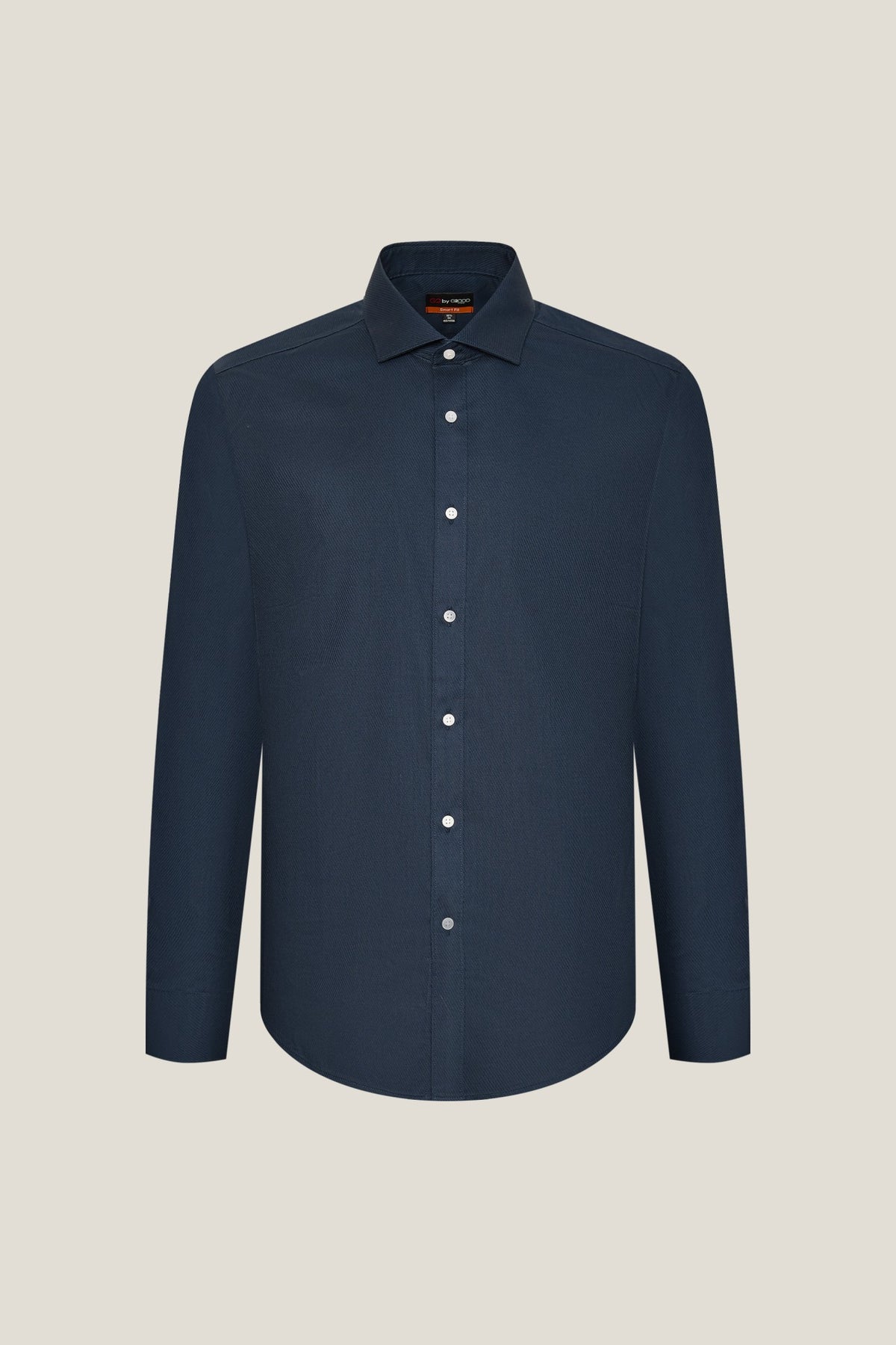 Non-Iron Easy Care Cotton Blend Wide Twill Smart Fit Long Sleeve Shirt