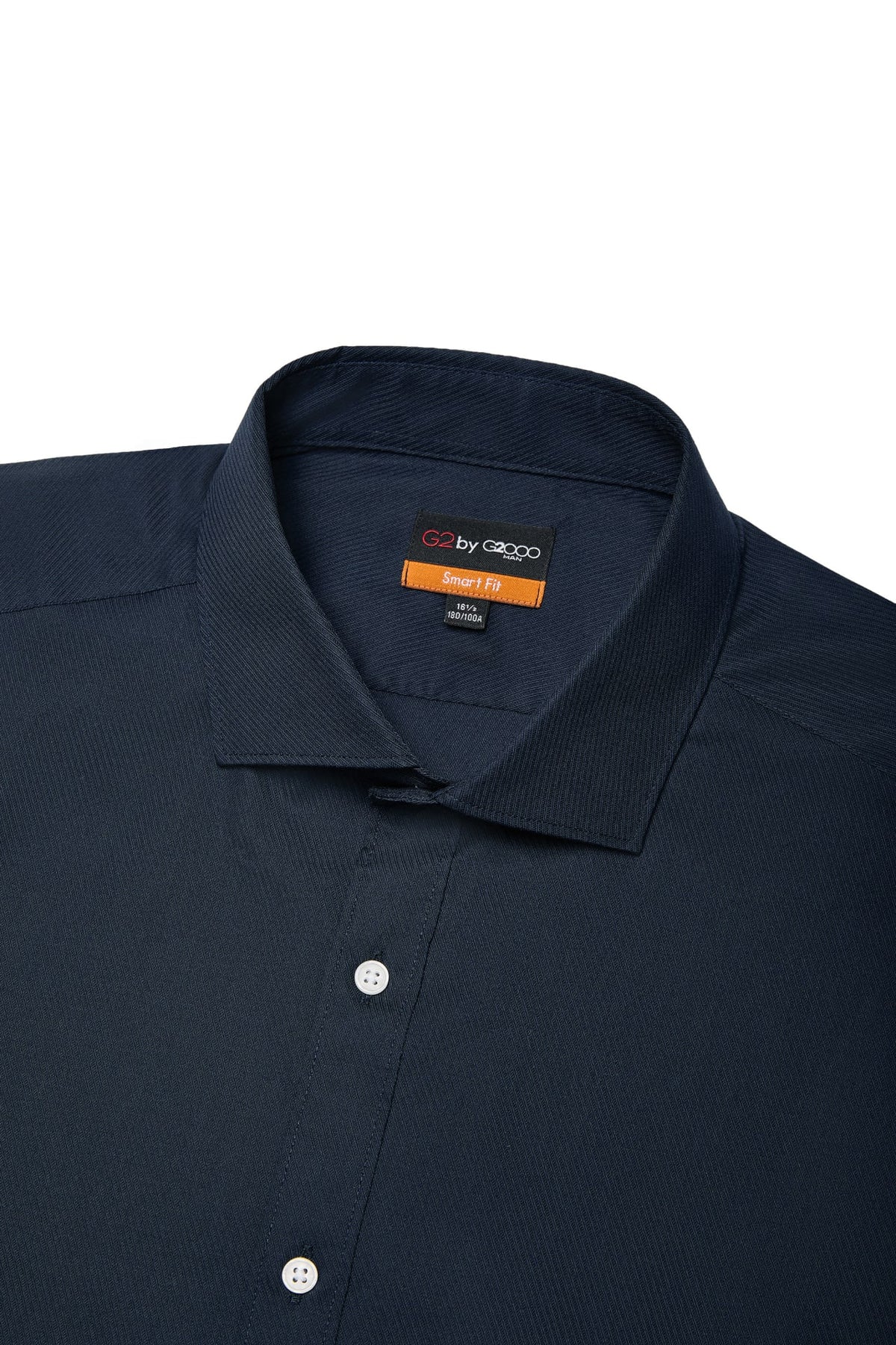 G2000 Shirts Non-Iron Easy Care Wide Twill Smart Fit Long Sleeve Shirt