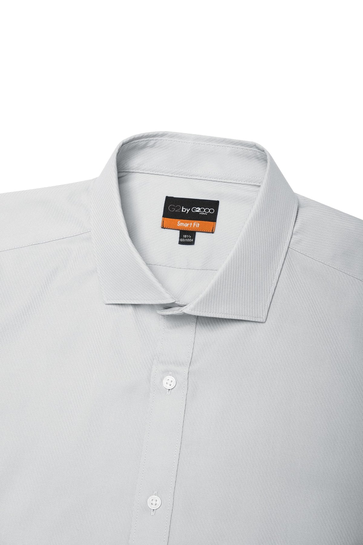 G2000 Shirts Non-Iron Easy Care Wide Twill Smart Fit Long Sleeve Shirt