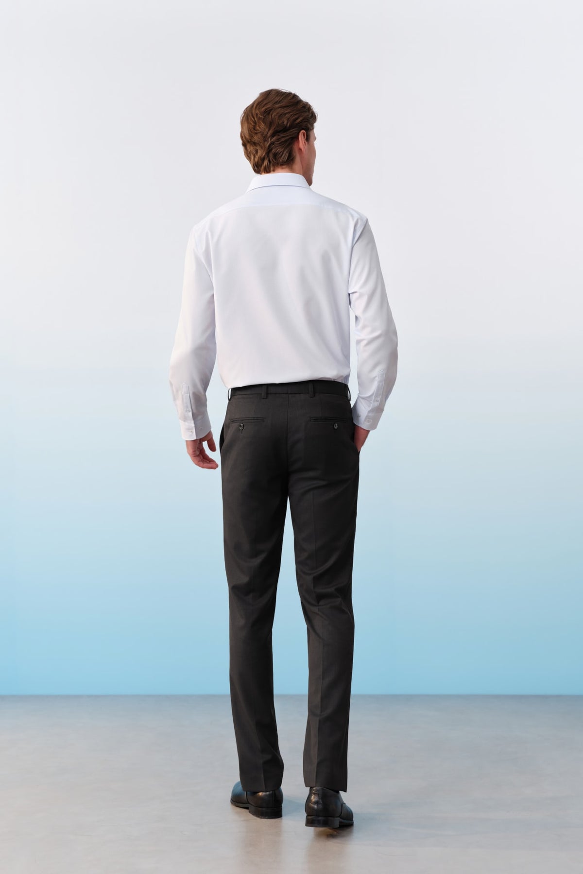 G2000 - Shirts - Non-Iron Dry Check Smart Fit Long Sleeve Shirt