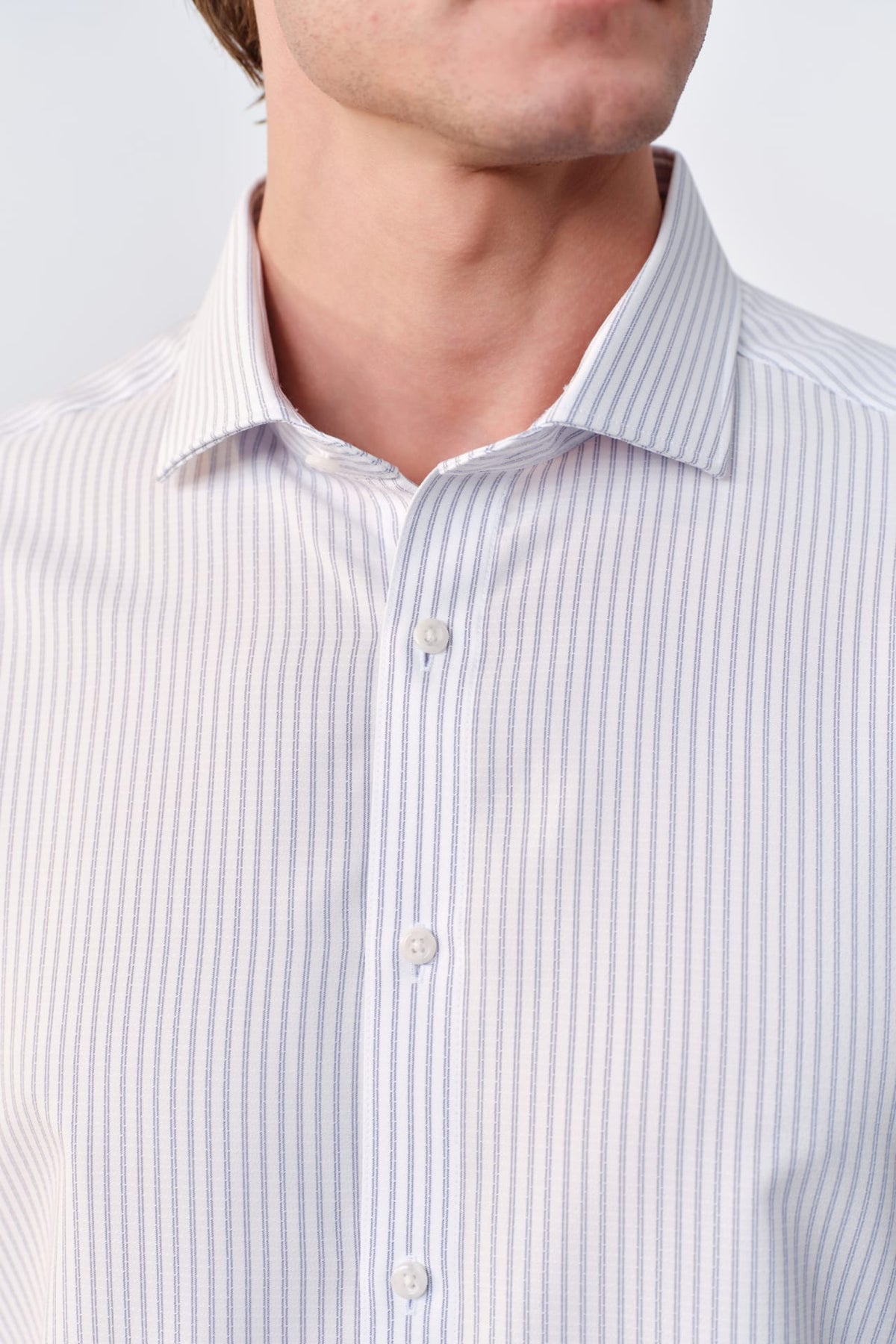 G2000 - Shirts - Non-Iron Dry Stripe Smart Fit Long Sleeve Shirt