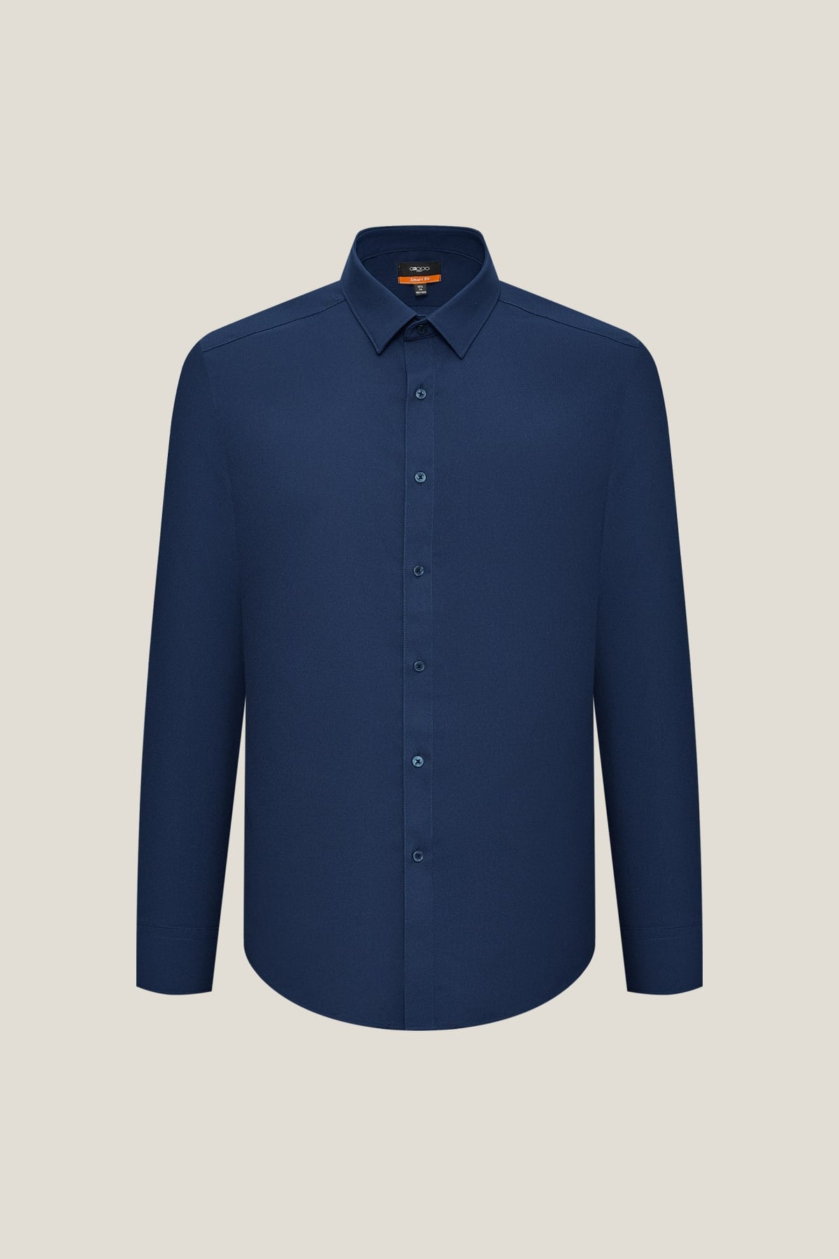 G2000 Shirts Non-Iron Dry Textured Smart Fit Long Sleeve Shirt Snorkel Blue Smart
