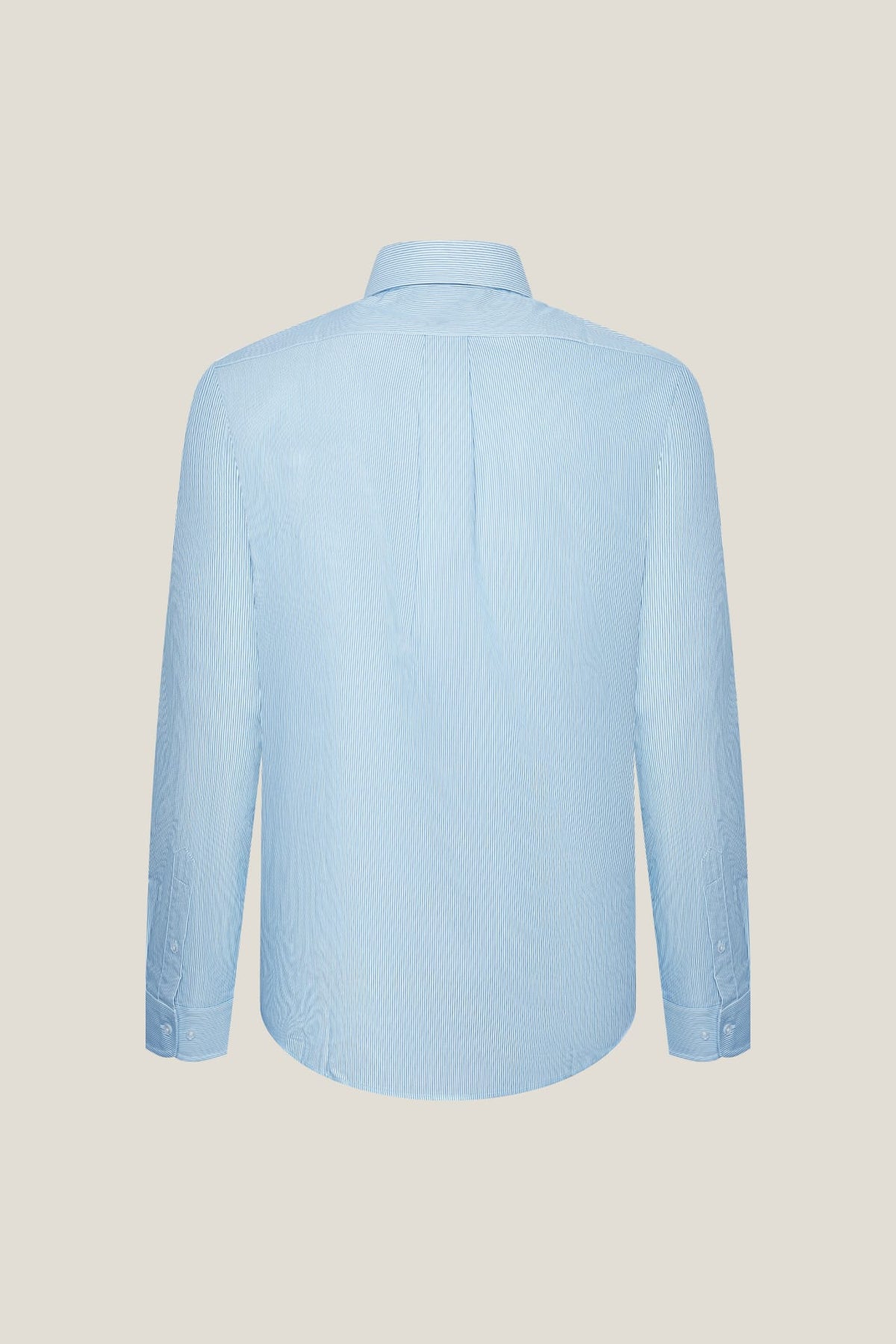 Non-Iron Cool Touch Stretch Stripe Regular Fit Long Sleeve Shirt