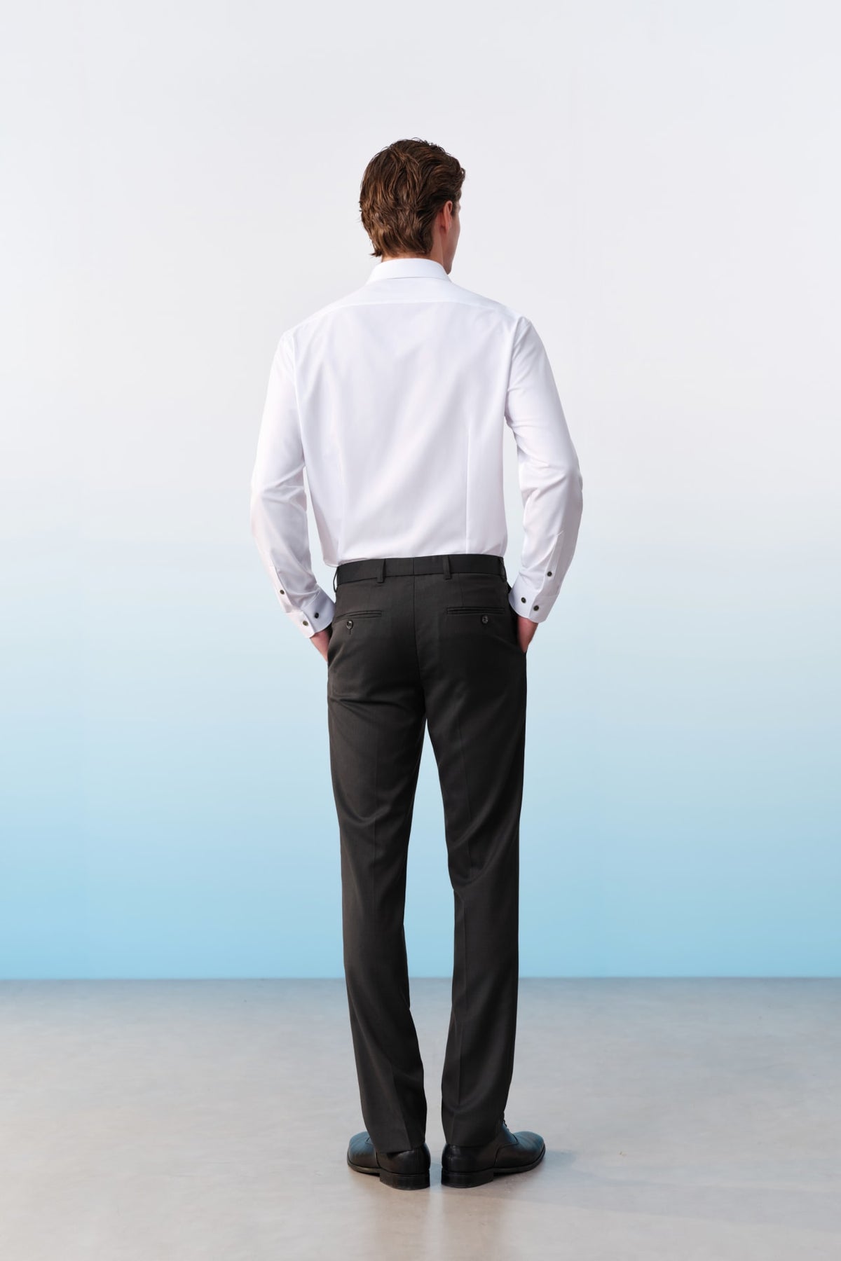 G2000 - Shirts - Non-Iron Cool Touch Stretch Twill Smart Fit Long Sleeve Shirt With Design Detail