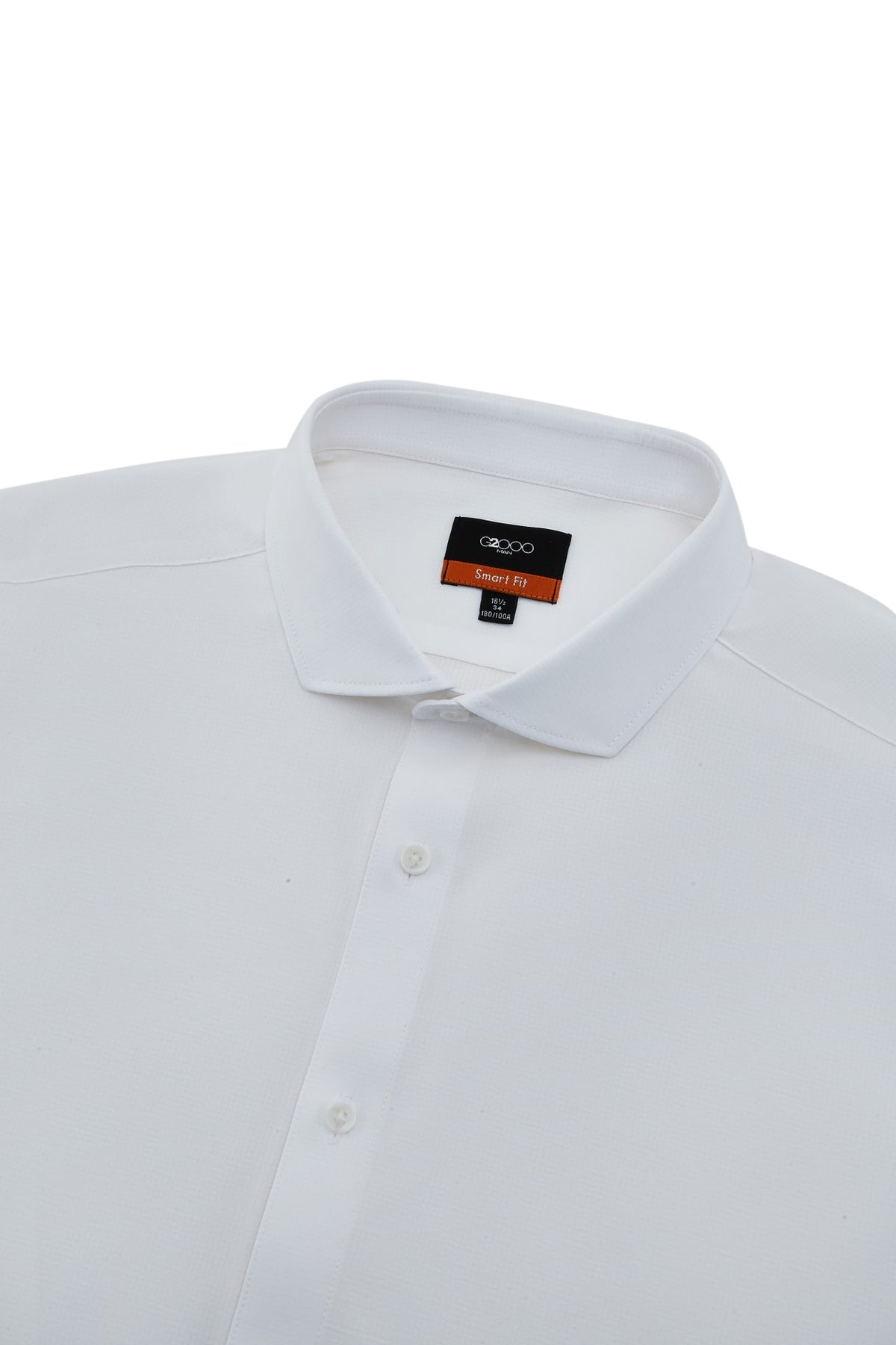 G2000 - Shirts - Non-Iron Dry Multi-Way Stretch Textured Check Smart Fit Long Sleeve Shirt