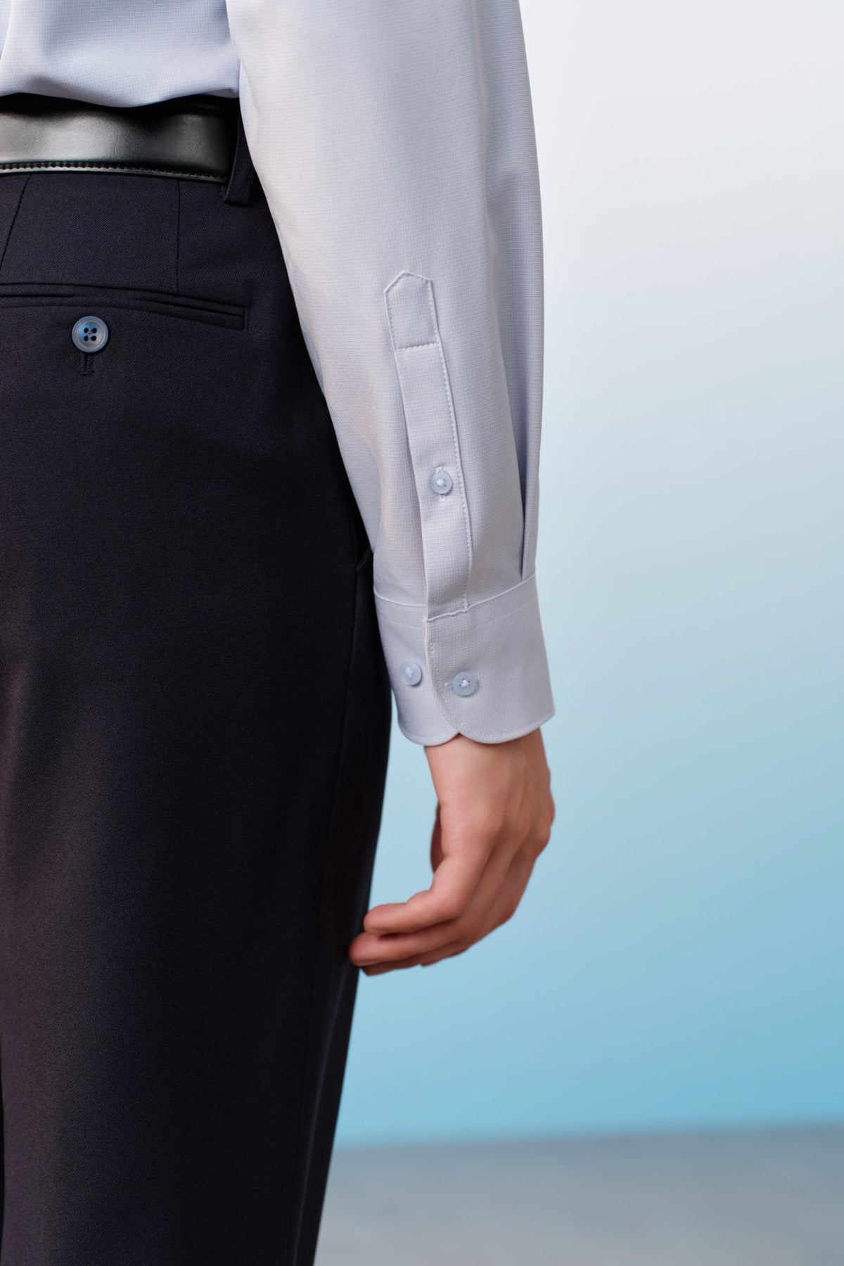 G2000 - Shirts - Non-Iron Dry Multi-Way Stretch 2 Tone Smart Fit Long Sleeve Shirt