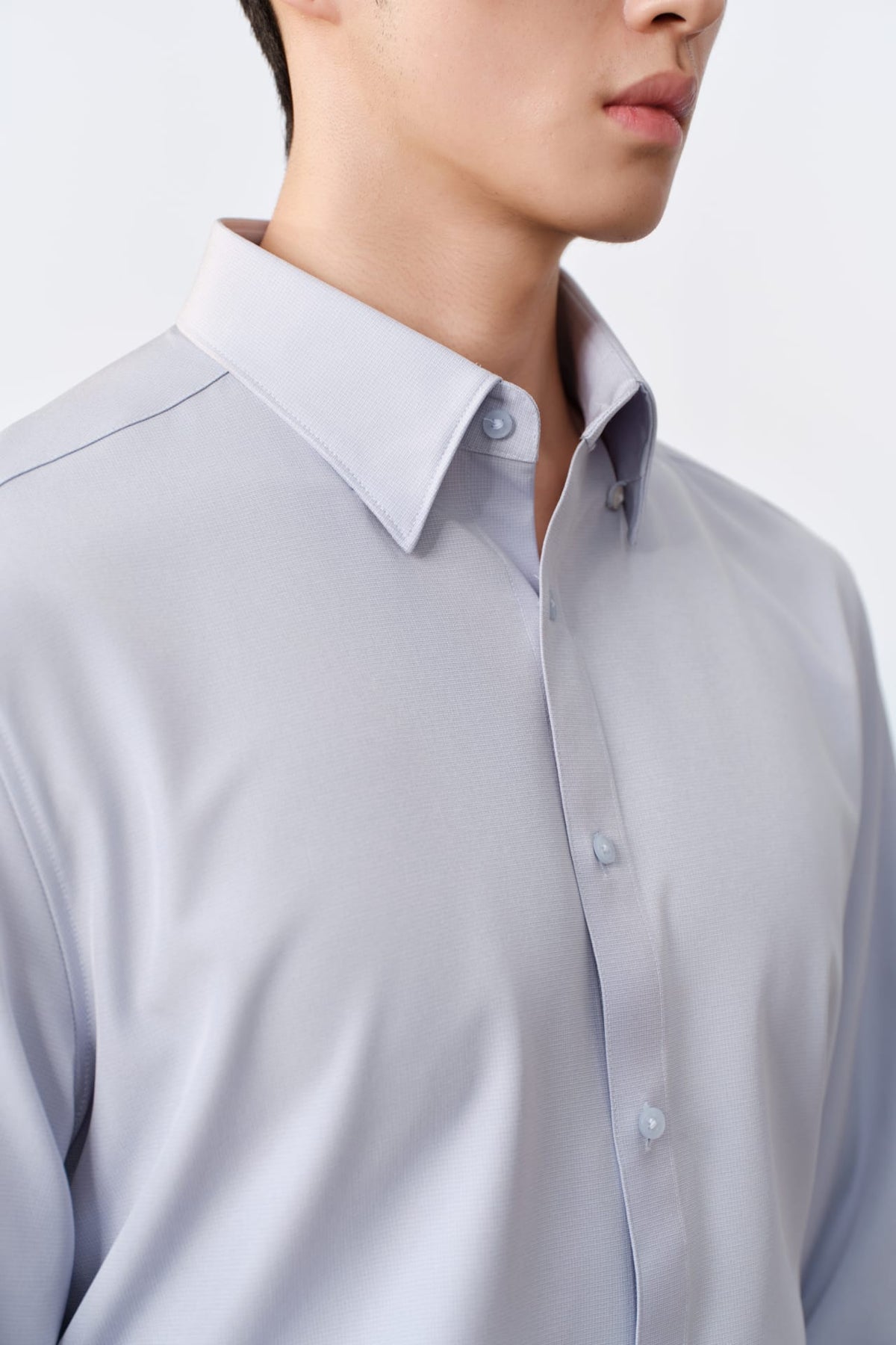 G2000 - Shirts - Non-Iron Dry Multi-Way Stretch 2 Tone Smart Fit Long Sleeve Shirt