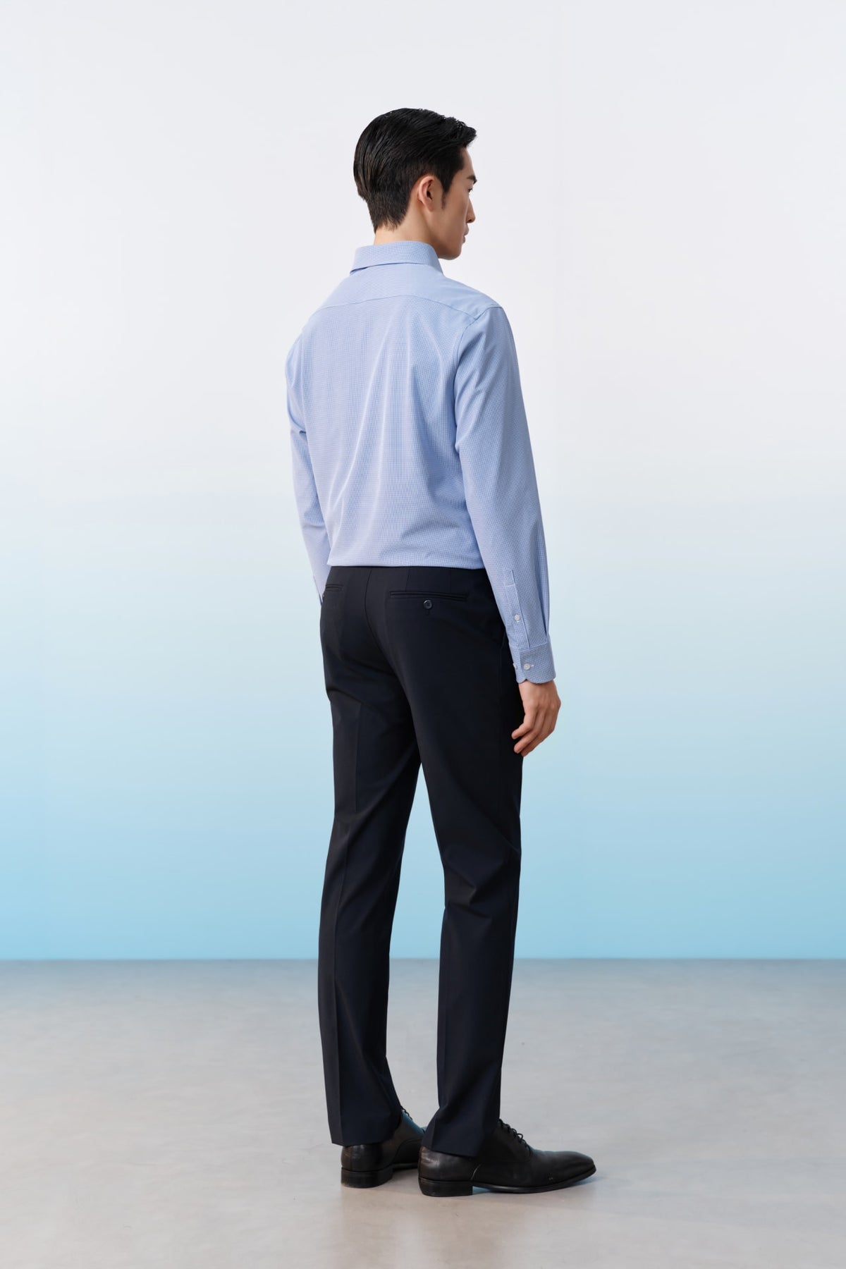 G2000 - Shirts - Non-Iron Dry Multi-Way Stretch Check Smart Fit Long Sleeve Shirt