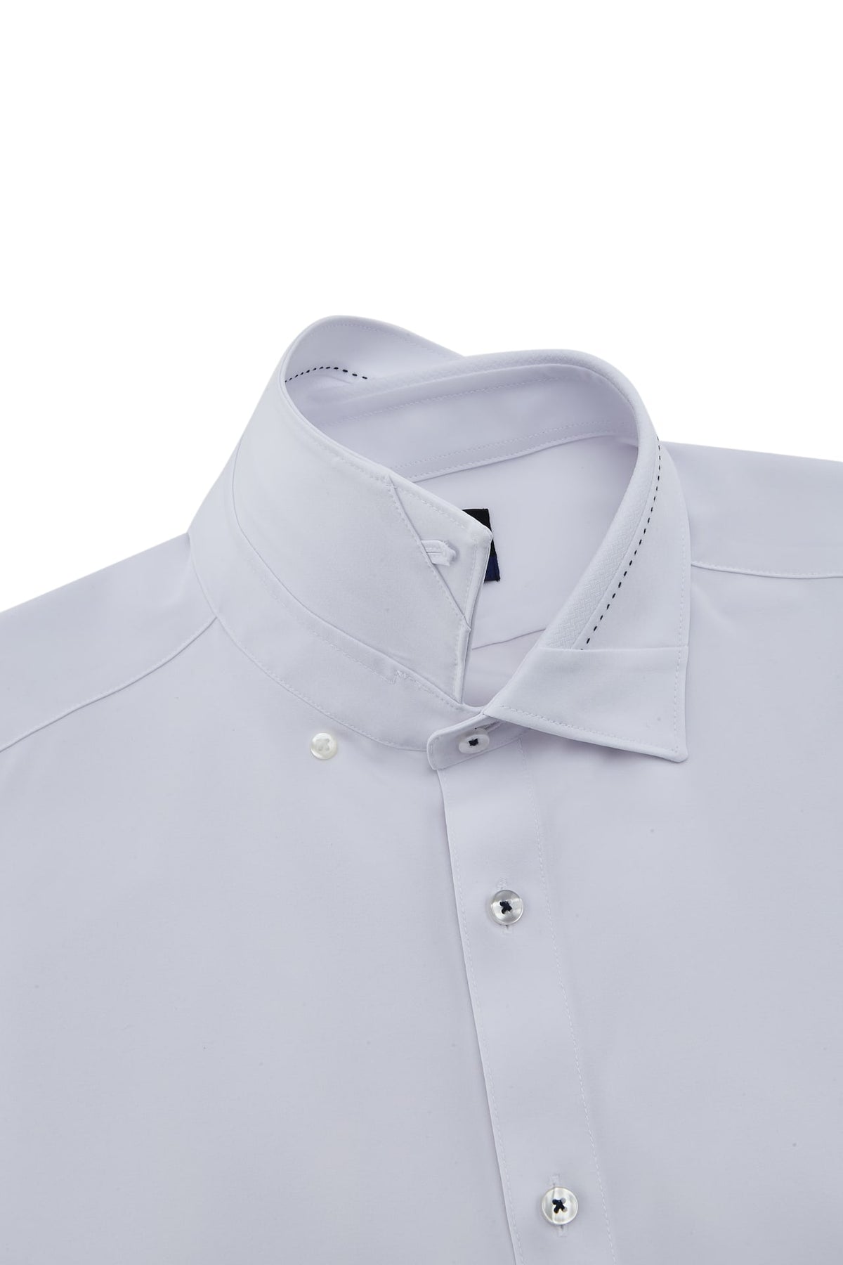 G2000 Shirts Non-Iron Dry Multi-Way Stretch Poplin Slim Fit Long Sleeve Shirt With Design Detail