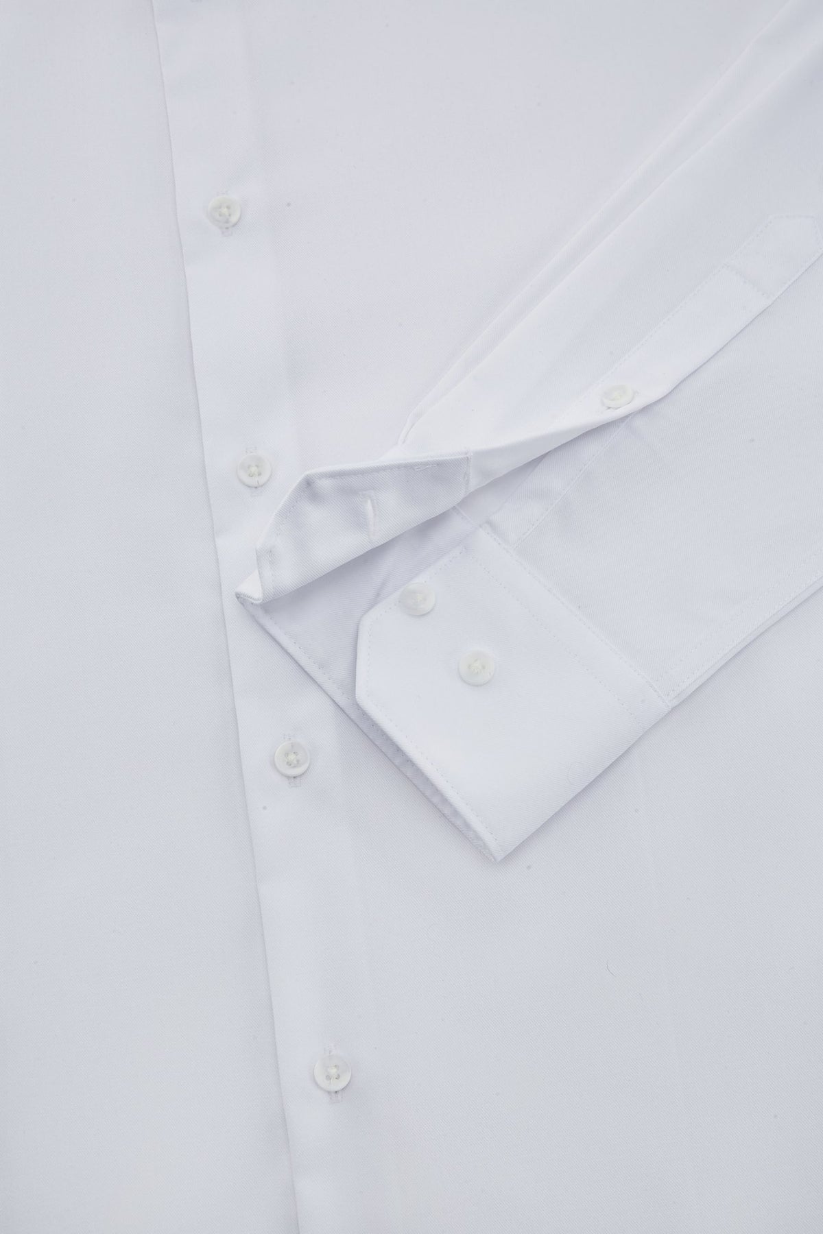 Non-Iron Three Proof Finish Twill Smart Fit Long Sleeve Shirt