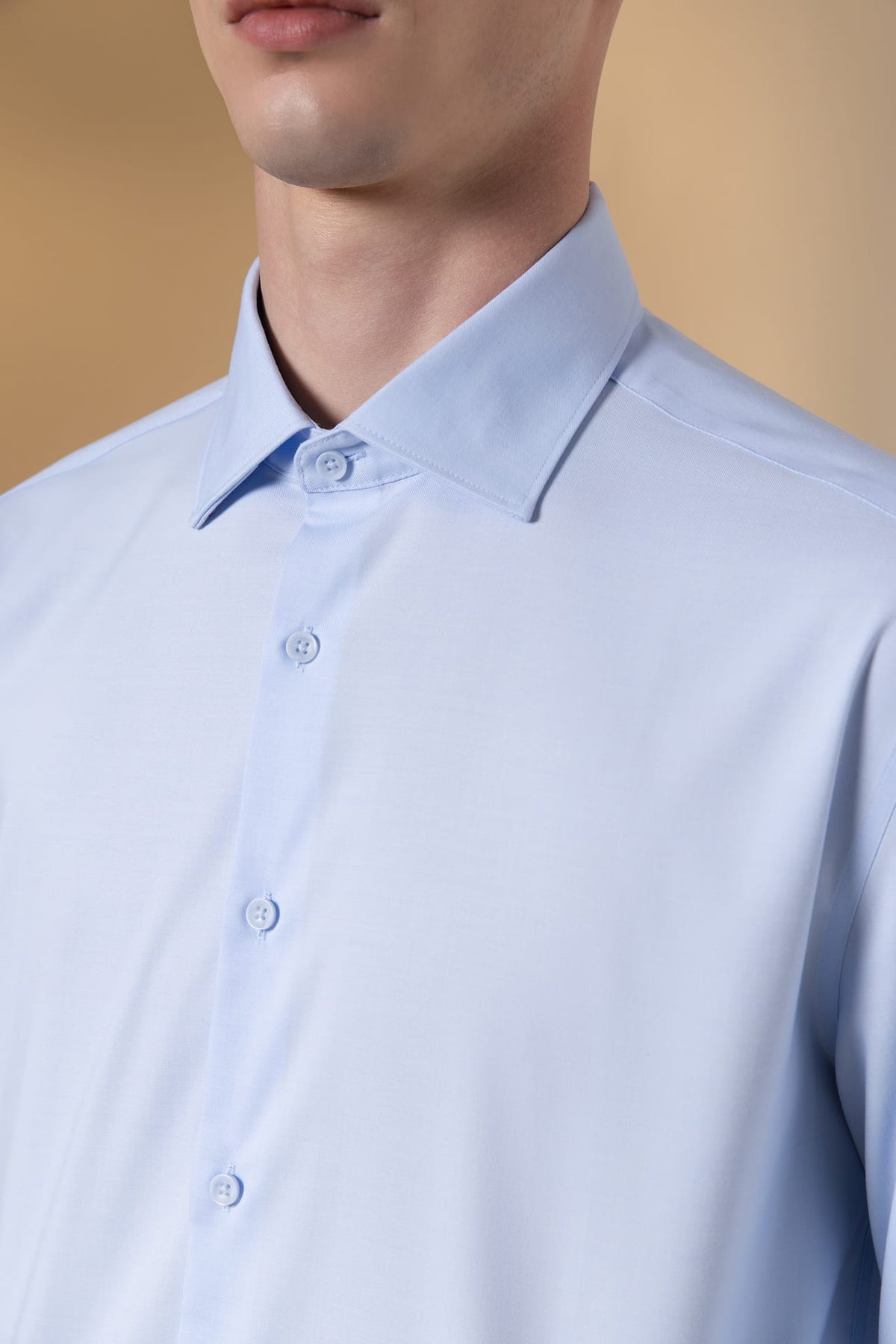 Non-Iron Three Proof Finish Twill Smart Fit Long Sleeve Shirt