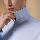Non-Iron Three Proof Finish Twill Smart Fit Long Sleeve Shirt
