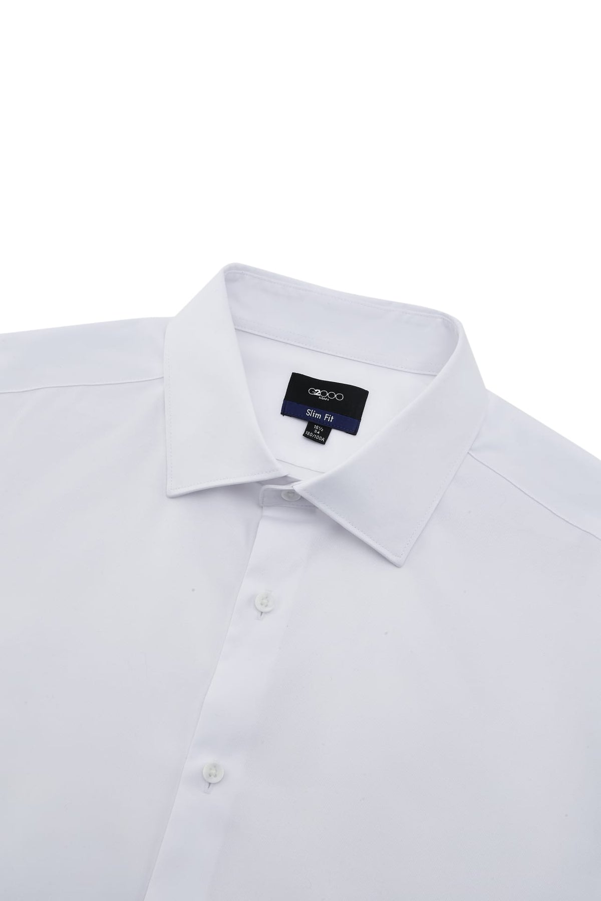 G2000 Shirts Non-Iron Three-Proof Finish Twill Slim Fit Long Sleeve Shirt
