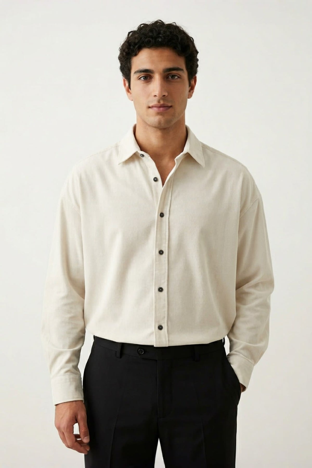 G2000 Shirts Lyocell Blend Stripe Comfort Fit Long Sleeve Casual Shirt Sheepskin Comfort