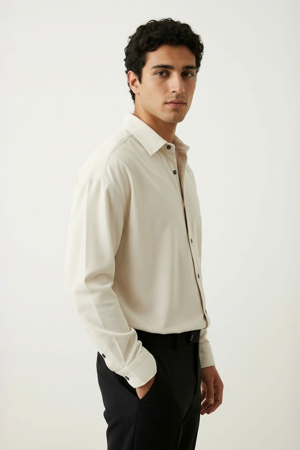 G2000 - Shirts - Lyocell Blend Stripe Comfort Fit Long Sleeve Casual Shirt