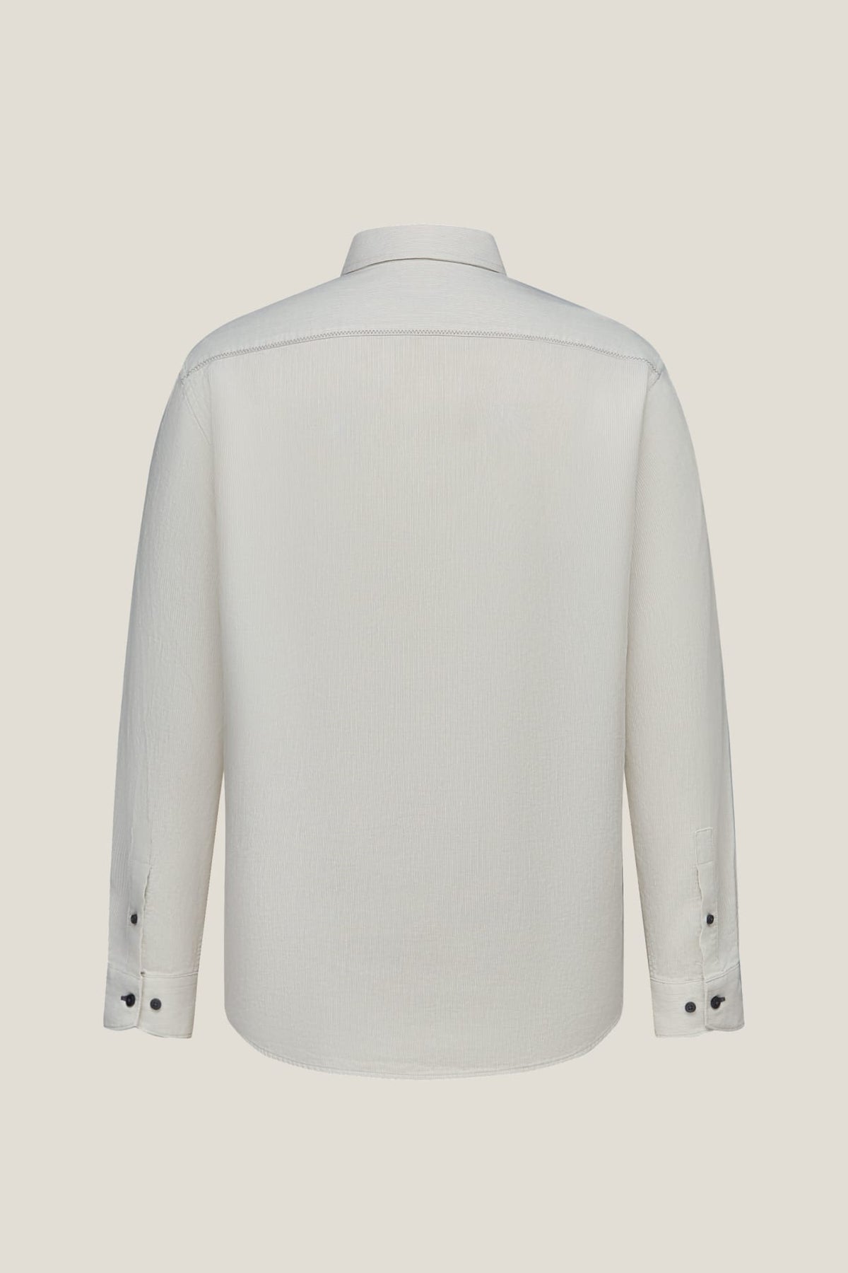 G2000 - Shirts - Lyocell Blend Stripe Comfort Fit Long Sleeve Casual Shirt