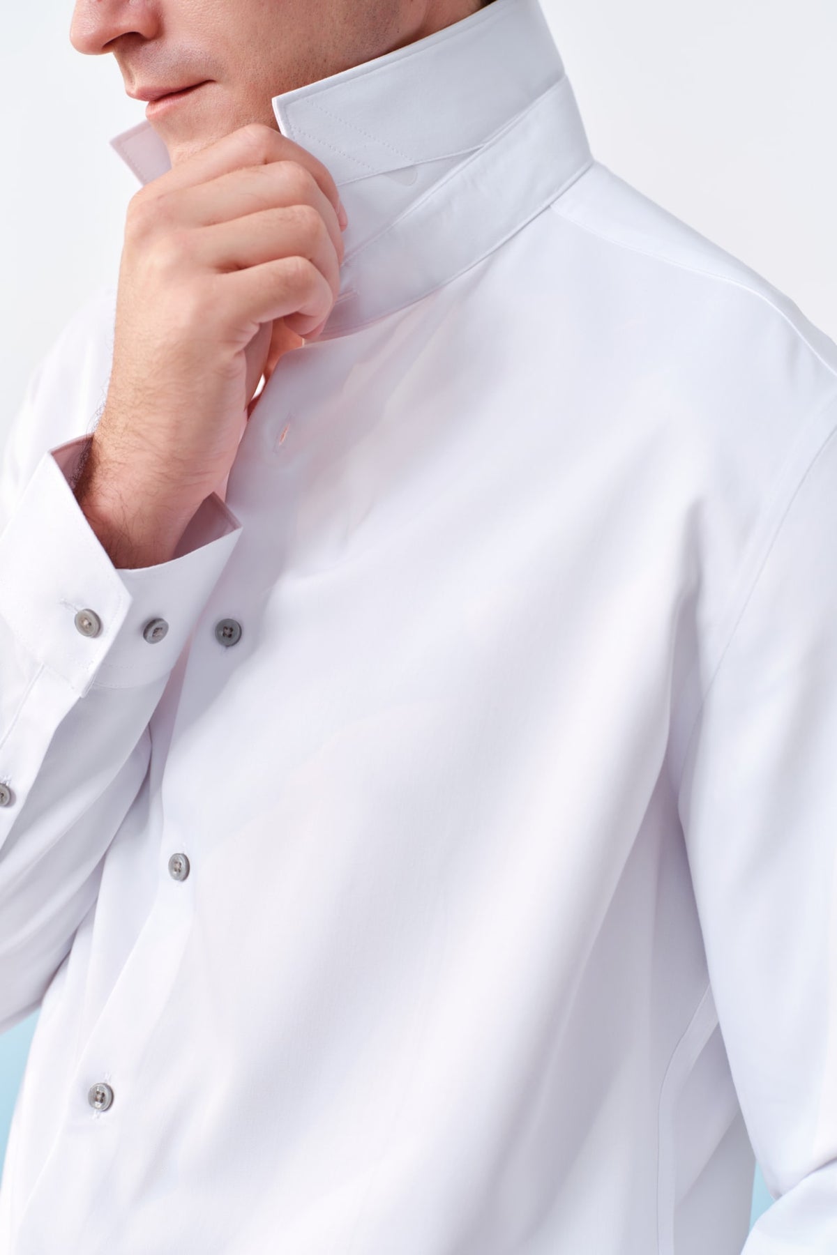 G2000 - Shirts - Easy Care Opaque Anti UV Fine Twill Smart Fit Long Sleeve Shirt With Design Detail