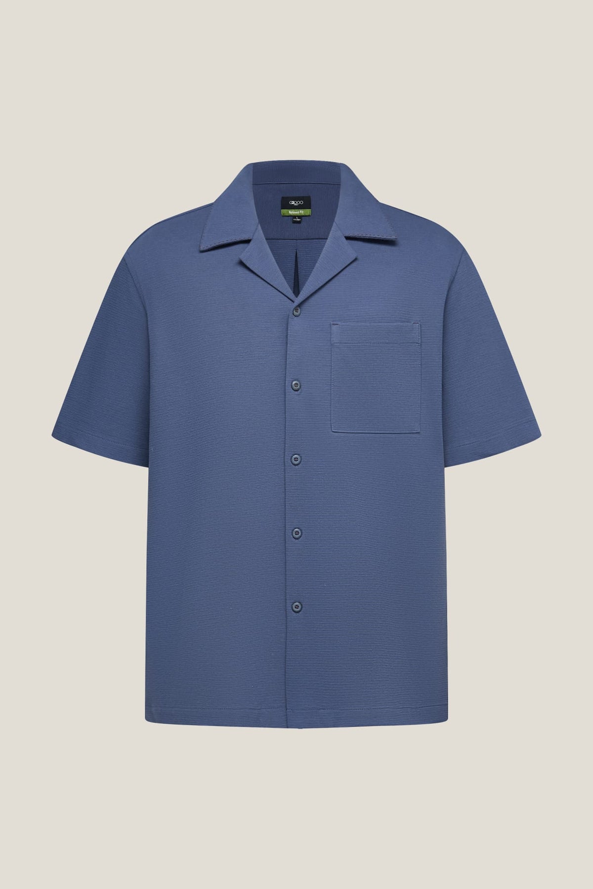 G2000 - Shirts - Cotton Blend Knit Ottoman Relax Fit Short Sleeve Casual Shirt