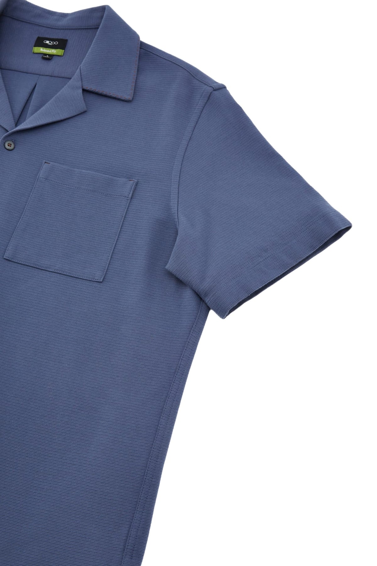 G2000 - Shirts - Cotton Blend Knit Ottoman Relax Fit Short Sleeve Casual Shirt