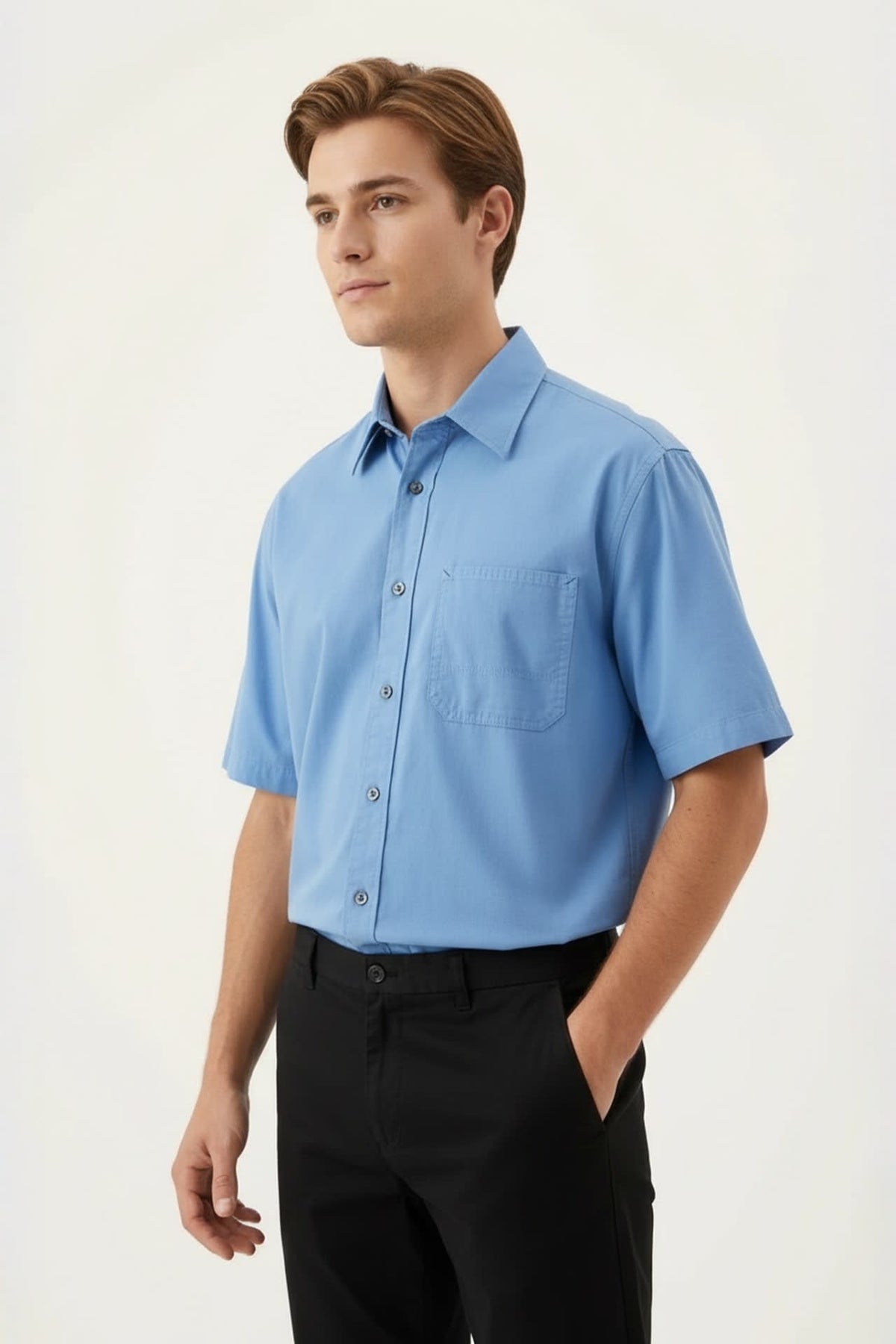 G2000 Shirts Pure Cotton Garment Dye Relax Fit Short Sleeve Casual Shirt