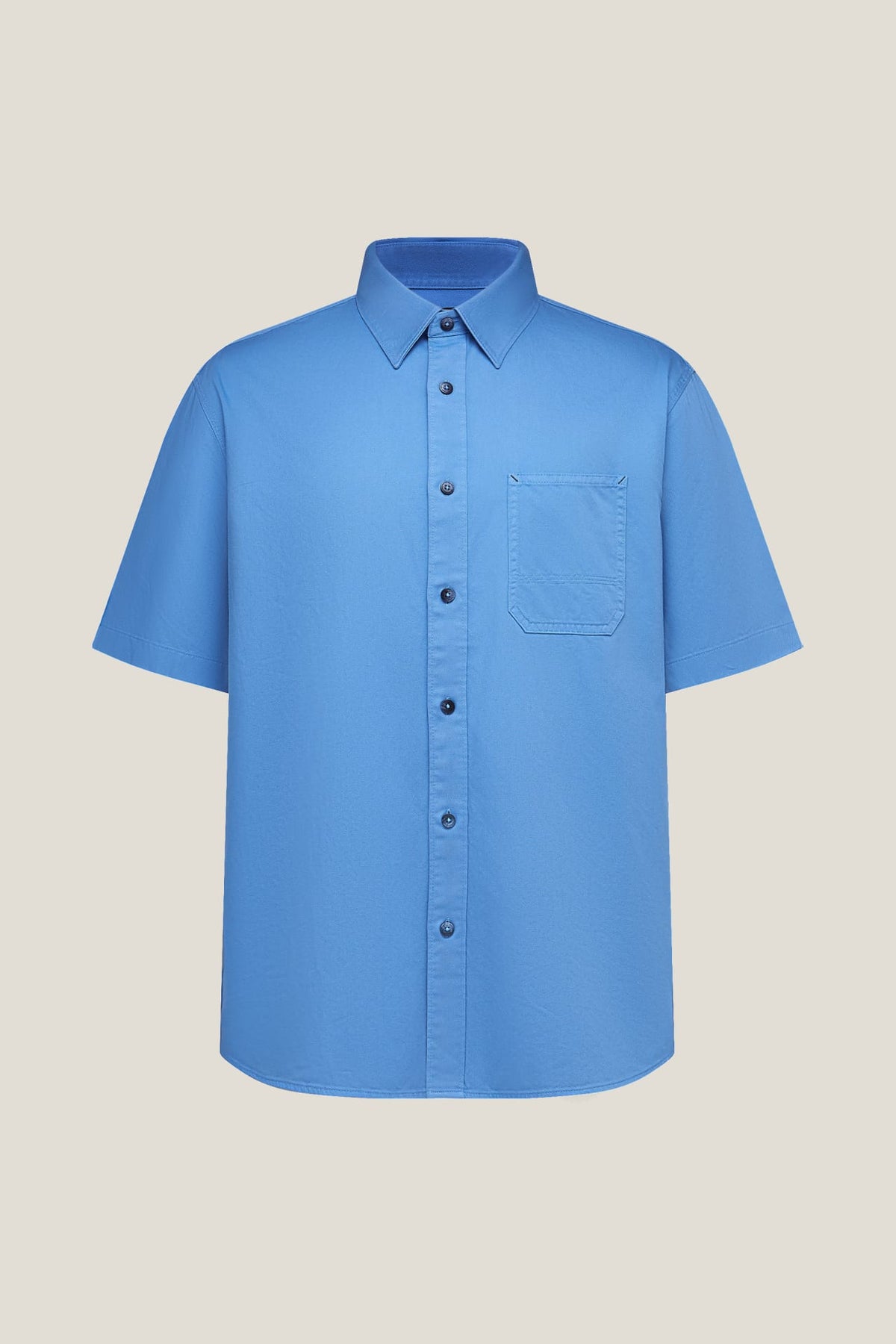G2000 - Shirts - Pure Cotton Garment Dye Relax Fit Short Sleeve Casual Shirt