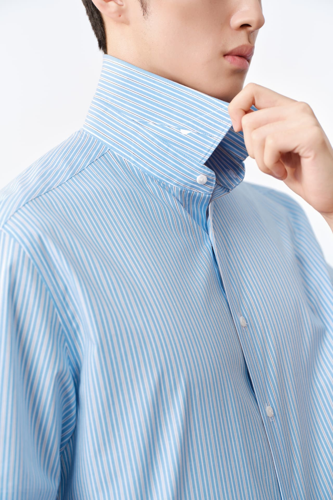 Non-Iron Easy Care Stretch Stripe Smart Fit Short Sleeve Shirt – G2000 SG