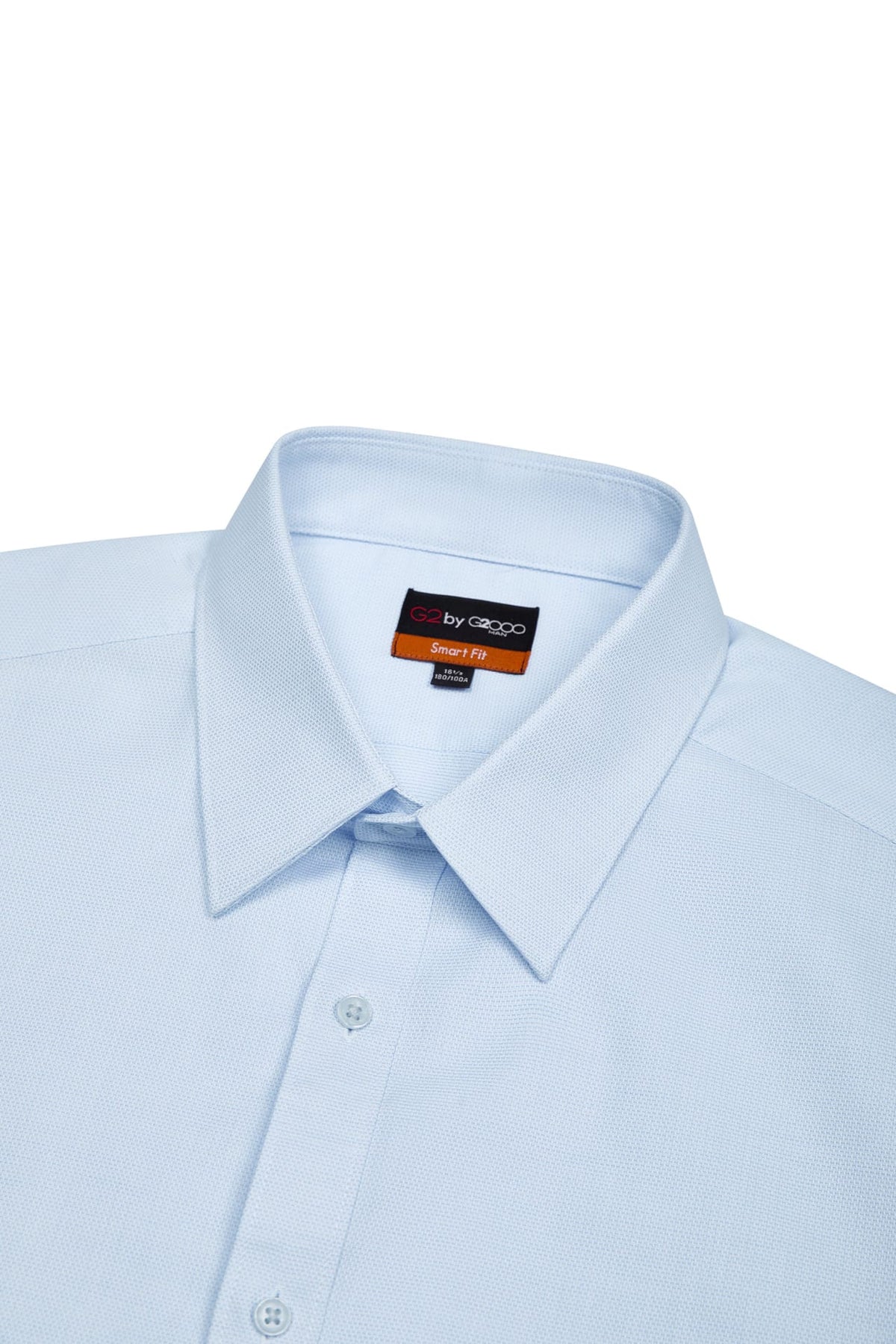 G2000 - Shirts - Non-Iron Easy Care 2 Tone Smart Fit Short Sleeve Shirt