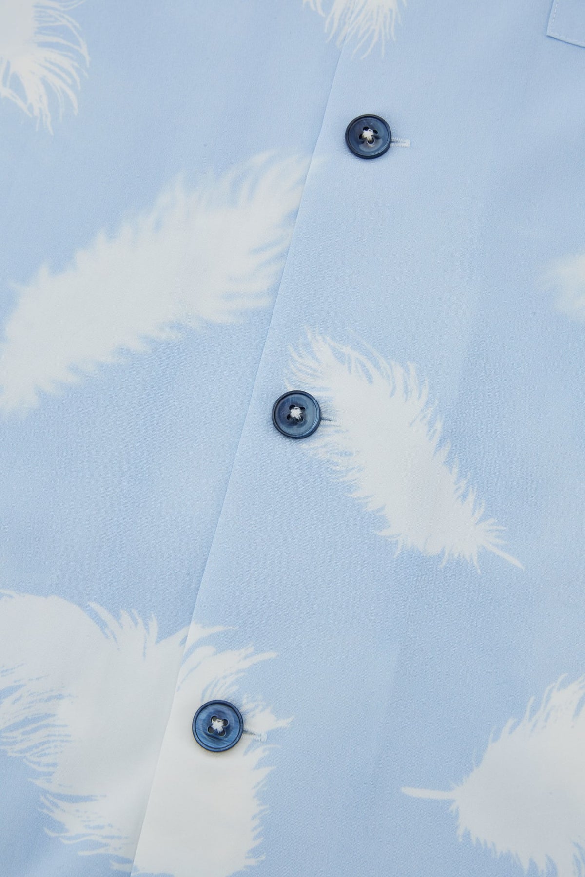 G2000 - Shirts - Modal Blend Feather Print Relax Fit Short Sleeve Casual Shirt